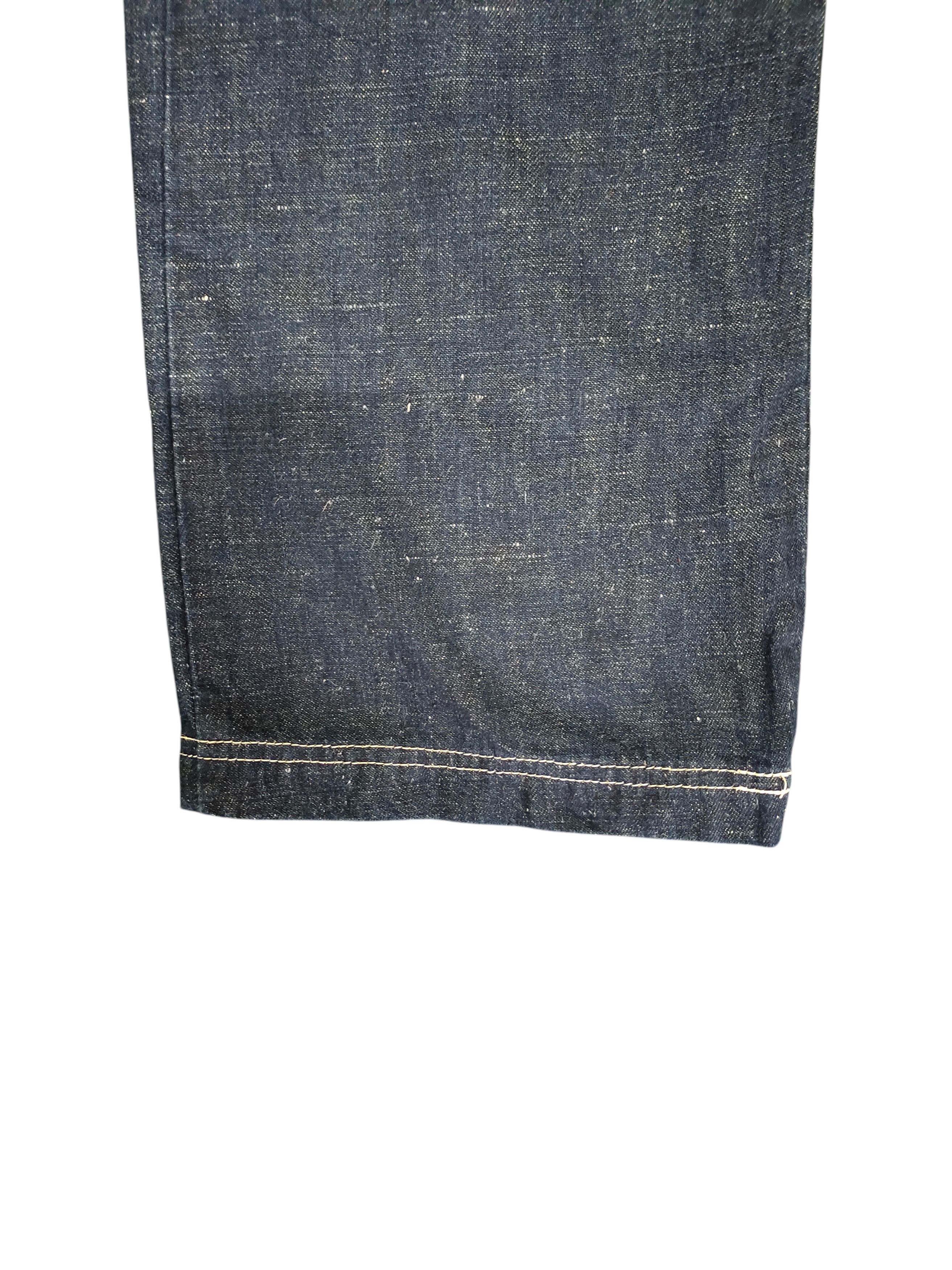 Kapital Vintage 90s Braga Japan Indigo Loose Wide Relaxed Pants Size US 26 / EU 42 - 6 Thumbnail