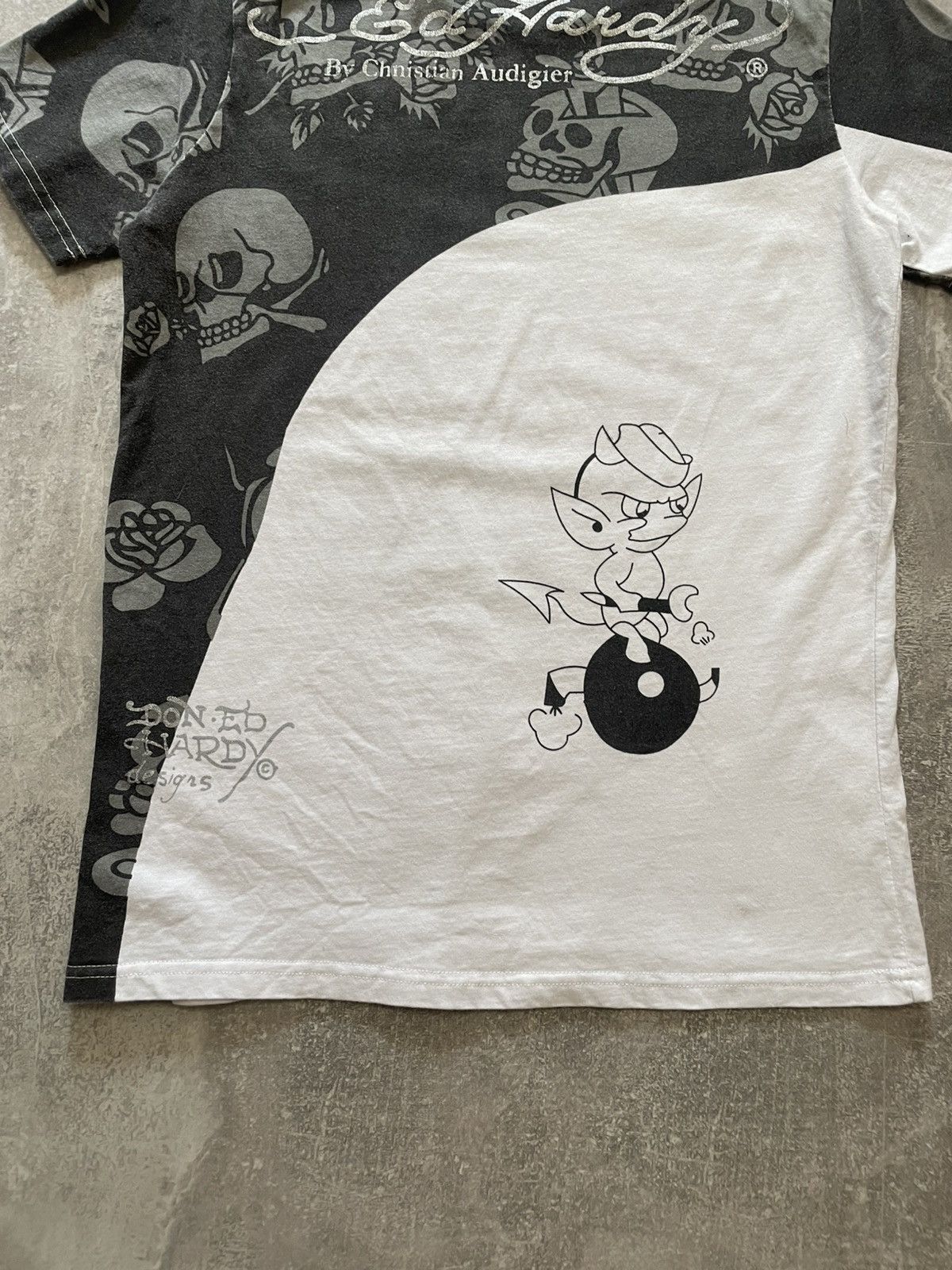 Christian Audigier × Ed Hardy Vintage Ed Hardy Skulls T-Shirt Y2K Size US M / EU 48-50 / 2 - 13 Thumbnail