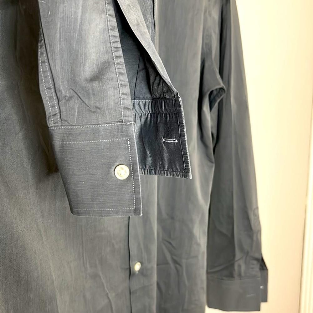 Hugo Boss Slim Fit Shirt- BOSS - size 15.5 - Gunmetal grey - 100% Ctn Size 38R - 5 Thumbnail