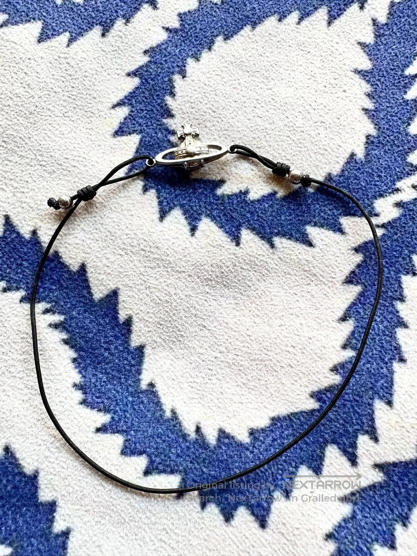 vivienne westwood saturn bracelet woven cord.