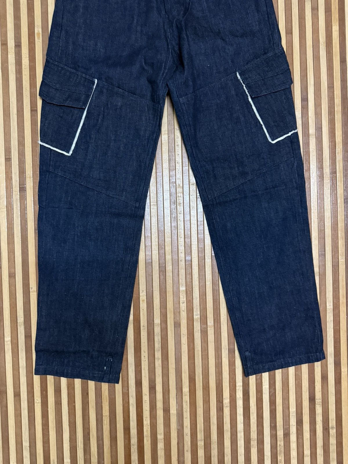 Japanese Brand Japanese Brand Denim Cargo Pants / Streetwear / W31x32 Size US 31 - 3 Thumbnail