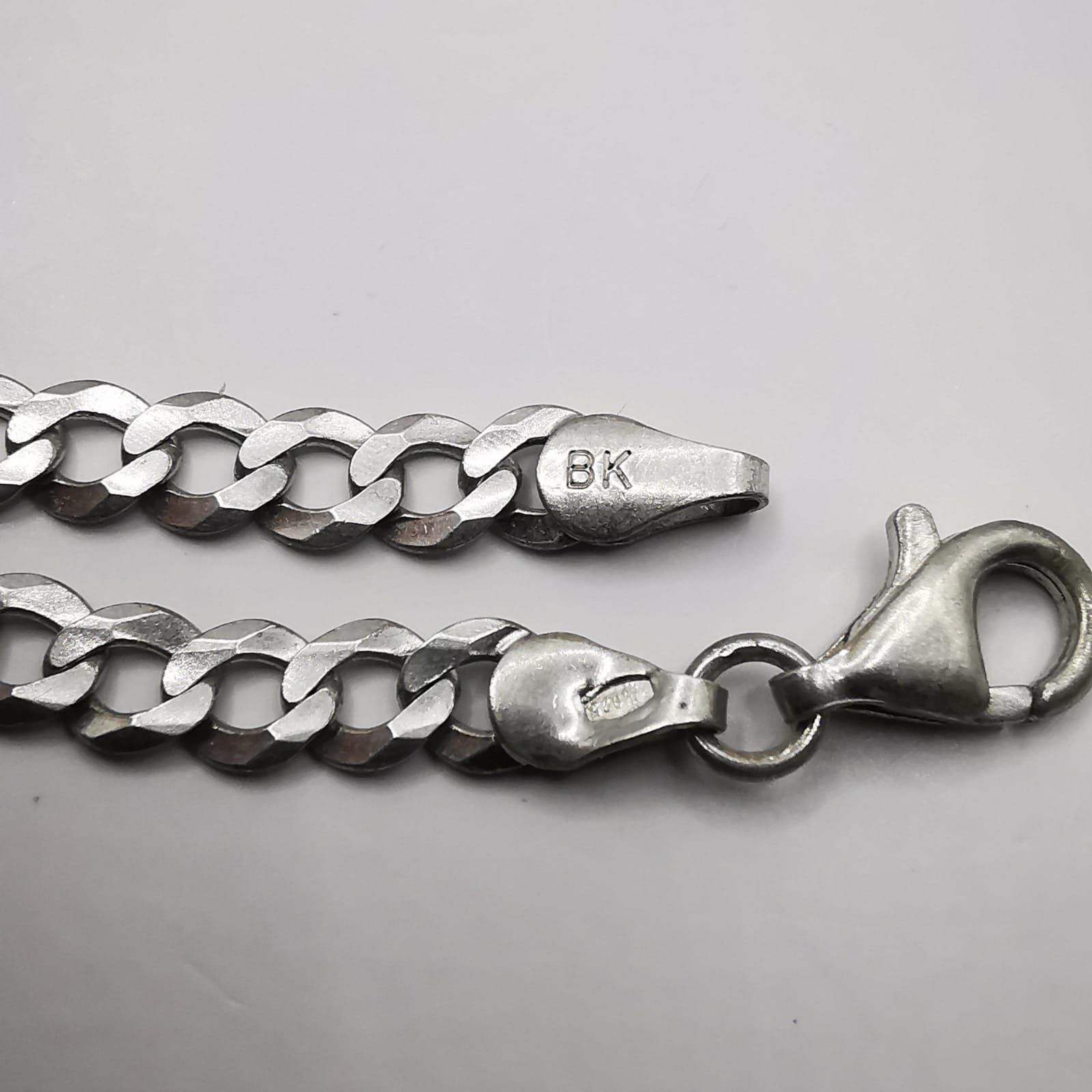 Sterling Silver Vintage 925 Sterling Silver chain necklace Signed 12,55g Size ONE SIZE - 6 Thumbnail