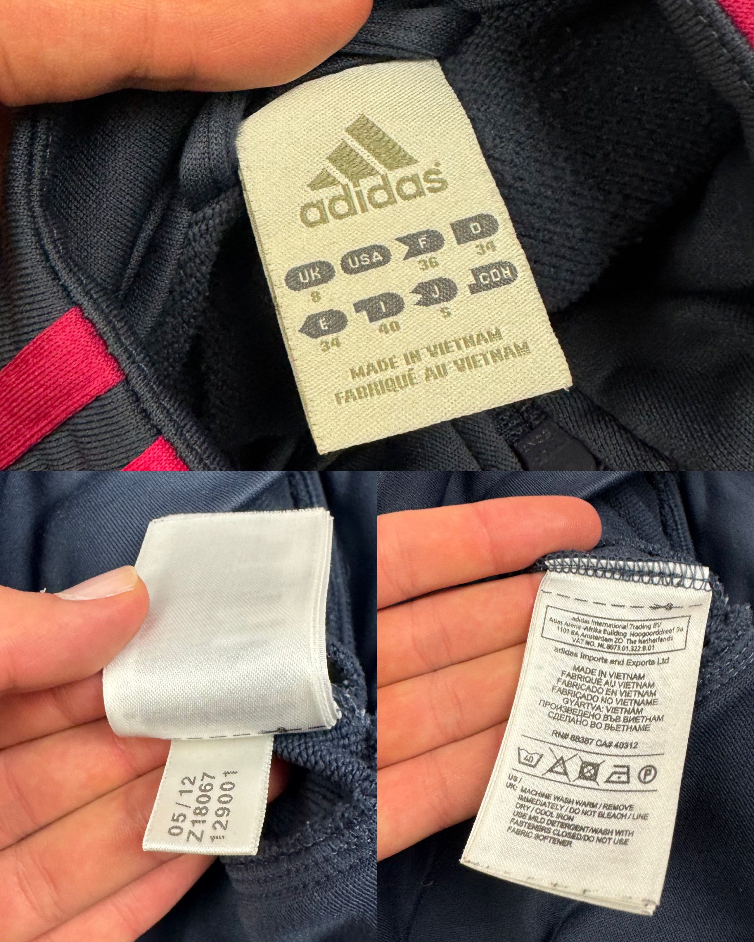 Adidas Adidas Embroidery Logo 3-Striped Full Zip Track Jacket Size S / US 4 / IT 40 - 3 Thumbnail