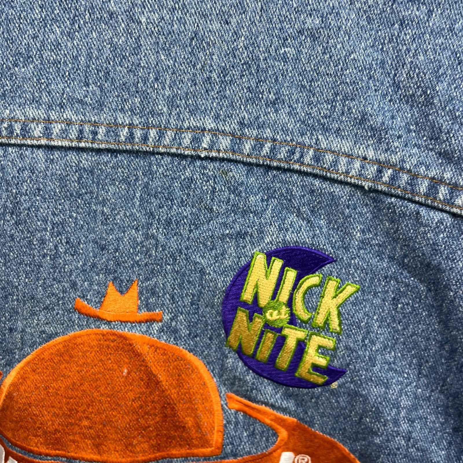 Nickelodeon Vintage 90s Nickelodeon Nick At Nite Denim Jacket 2XL Size US XXL / EU 58 / 5 - 3 Thumbnail