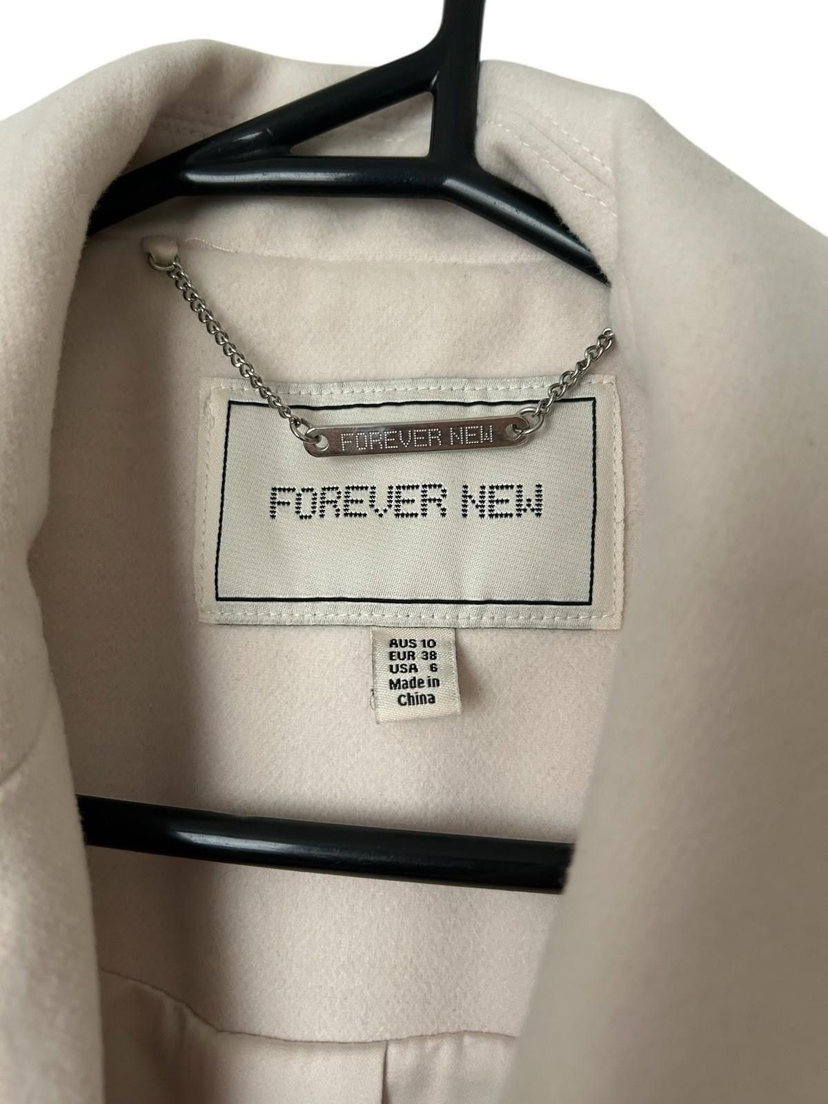 Other Forever New Jacket Trench Pea Coat Collared EUC - Sz 10 US 6 Size M / US 6-8 / IT 42-44 - 9 Thumbnail