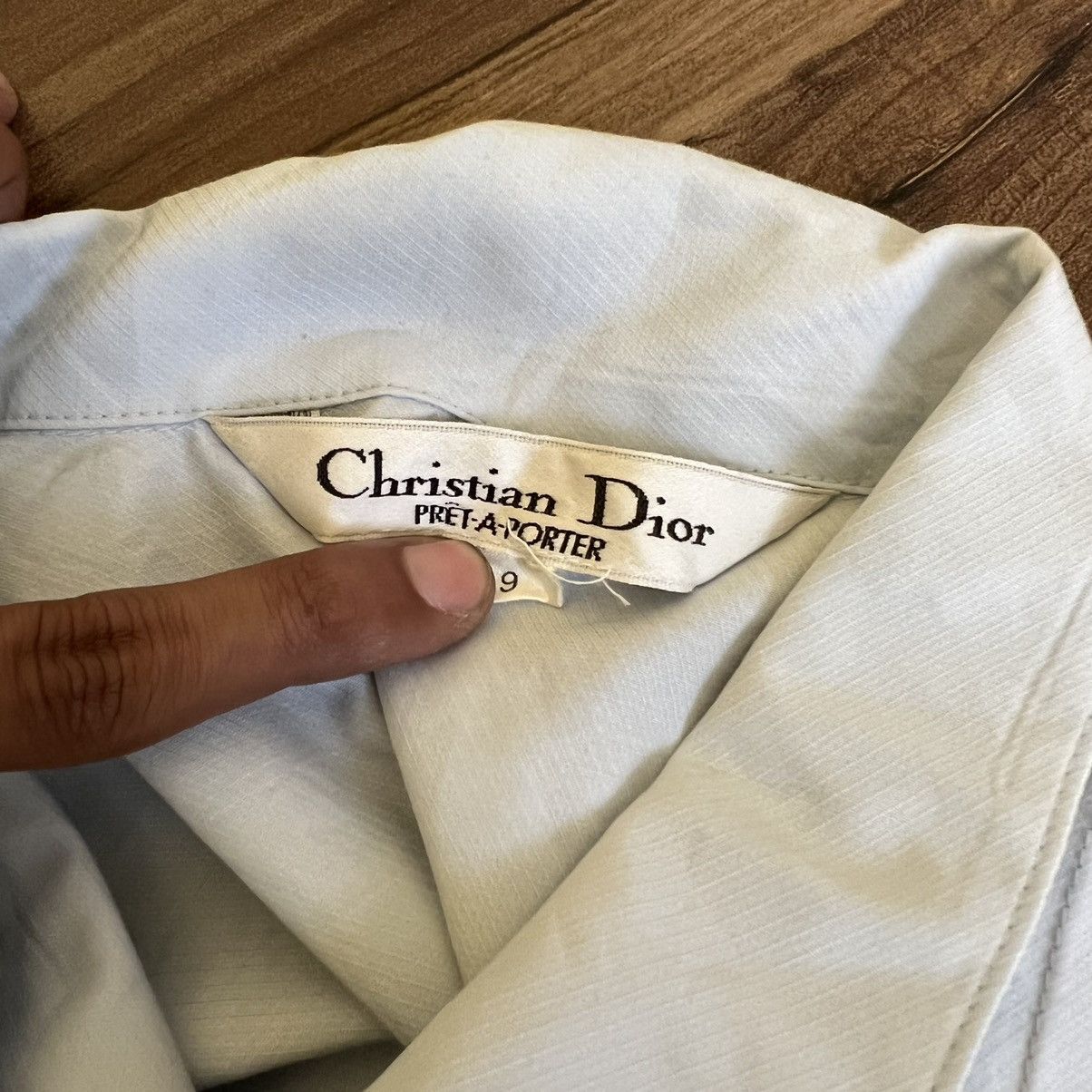 Christian Dior Monsieur 1990s Christian Dior Pret A Porter Button up Shirt Size S / US 4 / IT 40 - 4 Thumbnail
