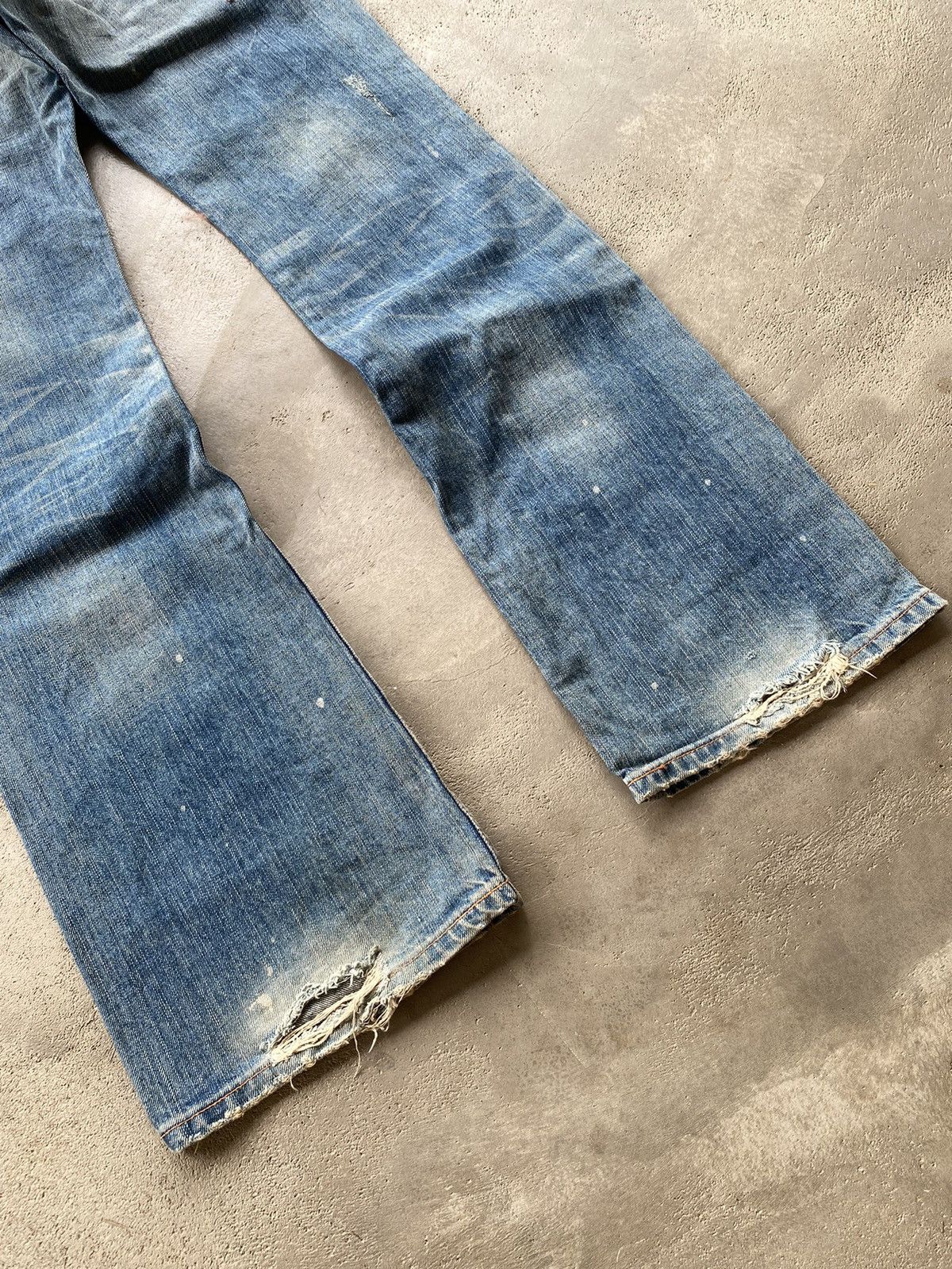 Edwin × If Six Was Nine × Japanese Brand Vintage Edwin Distressed Boot Cut Jeans Size US 30 / EU 46 - 9 Thumbnail