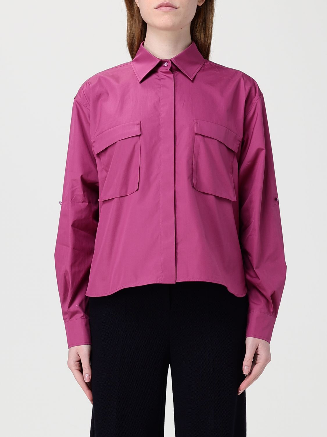Max Mara Max Mara Shirt Woman Fuchsia Size M / US 6-8 / IT 42-44 - 1 Thumbnail