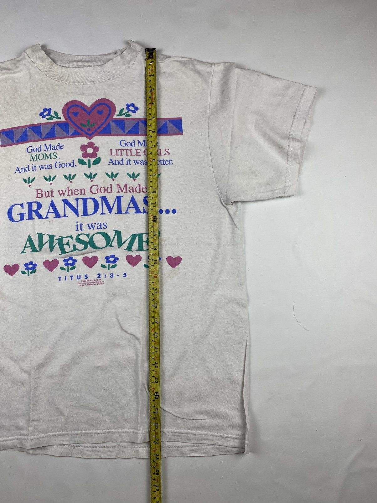 Vintage Vintage Word Jesus 90s tshirt Size US L / EU 52-54 / 3 - 4 Thumbnail