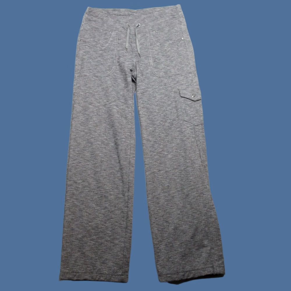 Vintage Kuhl Pants Womens 8 Mova Stretch Cargo Heather Gray Drawstring Casual 30X29.5 Size 30" / US 8 / IT 44 - 1 Thumbnail