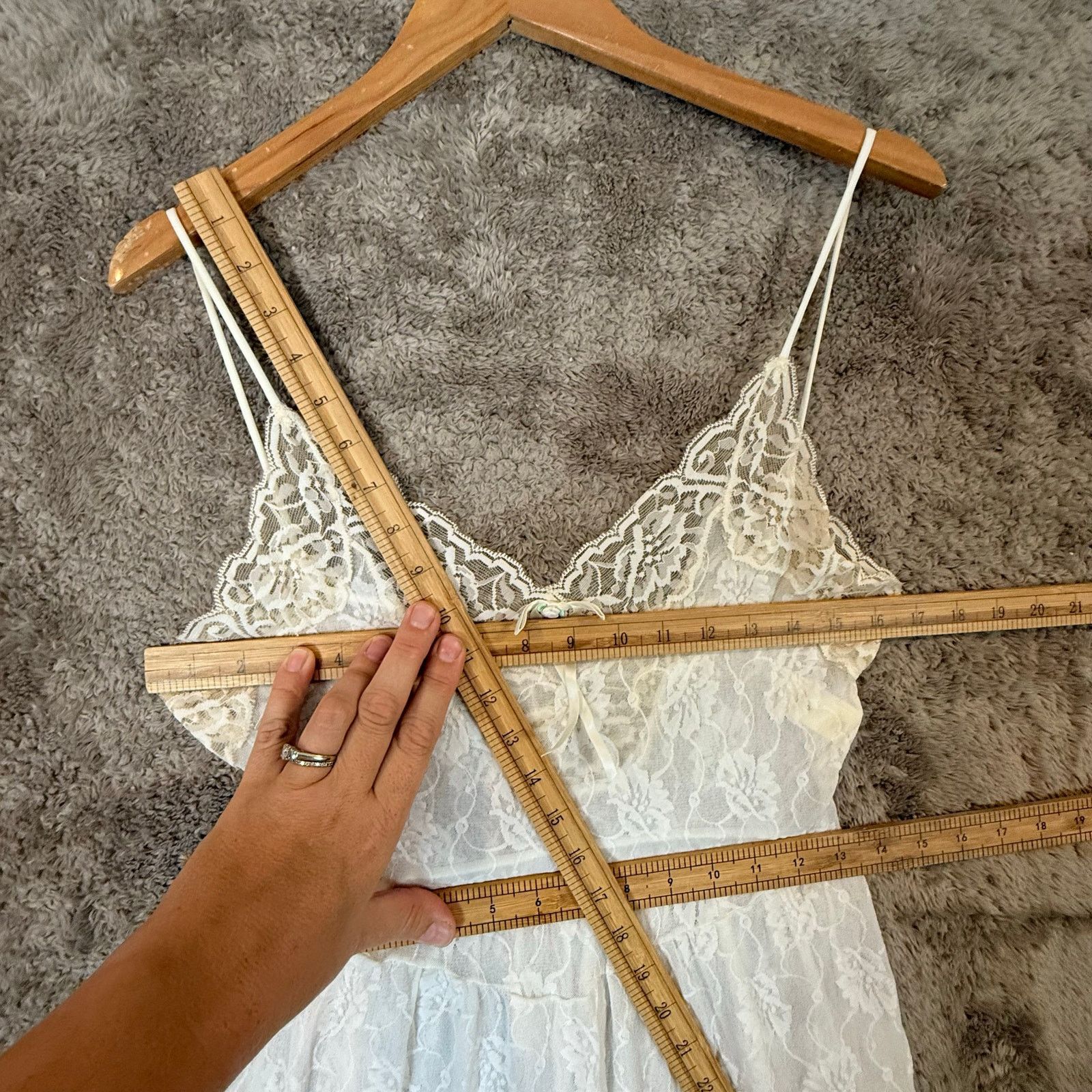 Victoria's Secret Victoria Secret VTG Gold Label Stretch Lace Slip Gown Dress Size M / US 6-8 / IT 42-44 - 13 Thumbnail