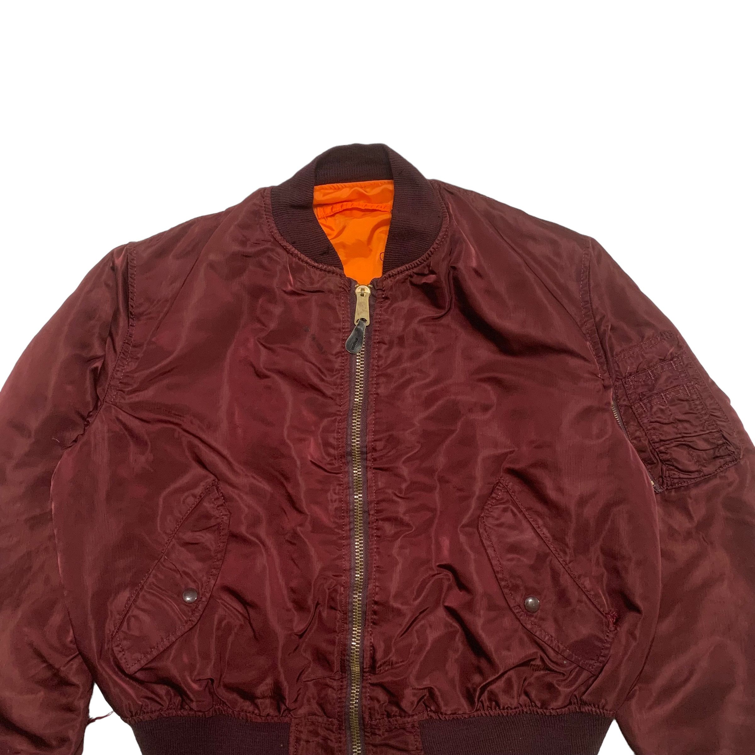 Alpha Industries Vintage Alpha Industries MA-1 Flight Bomber Jacket Size US L / EU 52-54 / 3 - 4 Thumbnail
