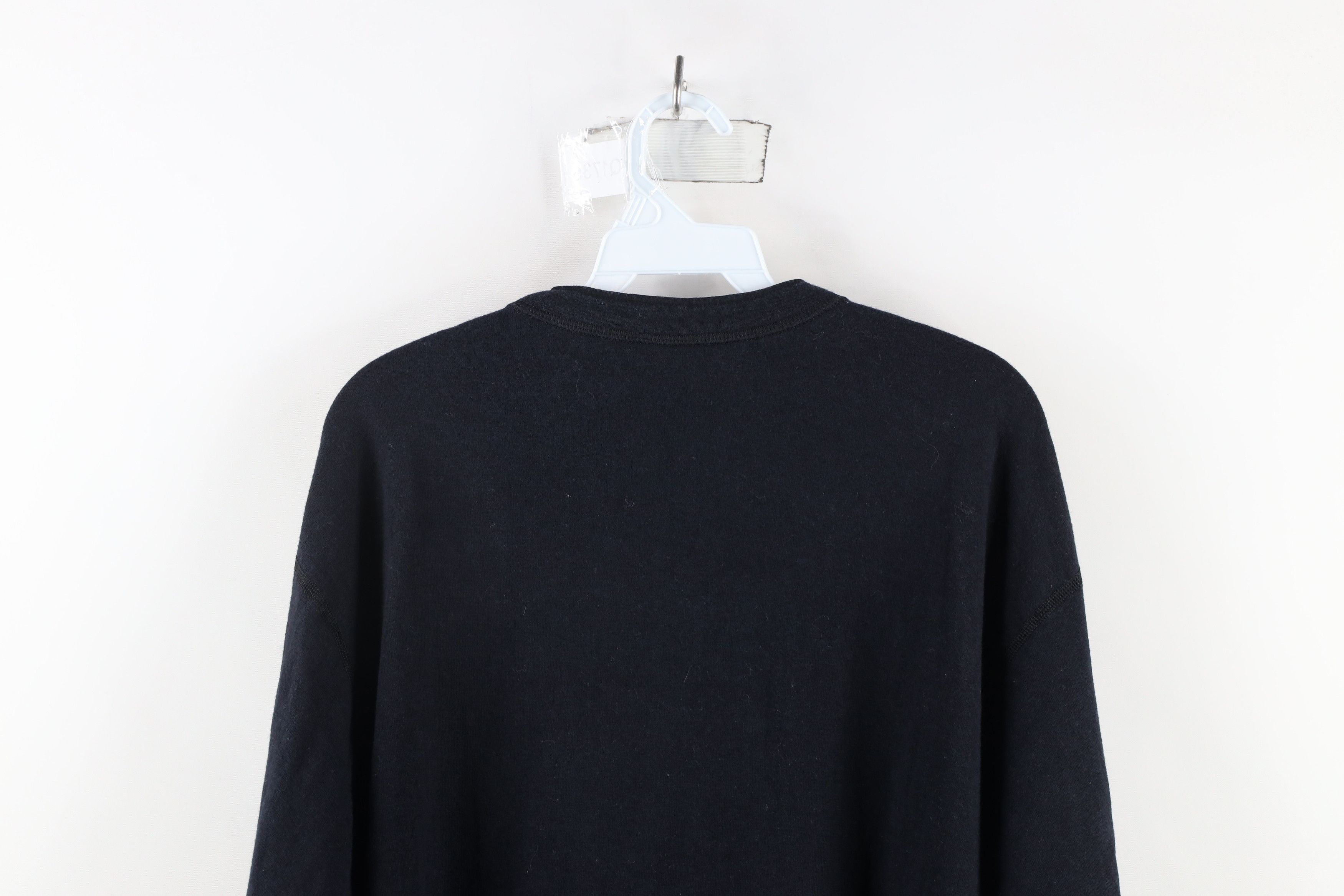 L.L. Bean × Vintage Vintage LL Bean Driver Wool Blend Henley T-Shirt Black Size US XL / EU 56 / 4 - 8 Thumbnail
