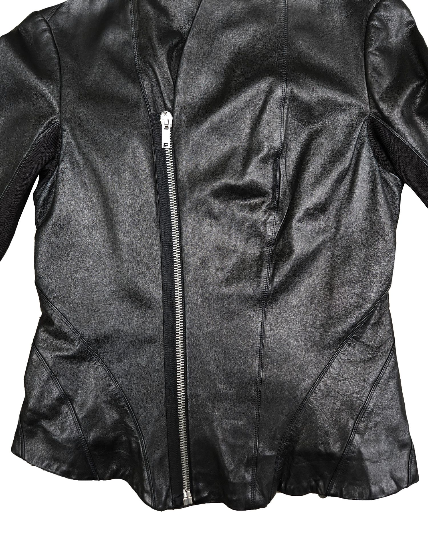 Rick Owens Rick Owens Black Princess Leather Jacket Size M / US 6-8 / IT 42-44 - 3 Thumbnail