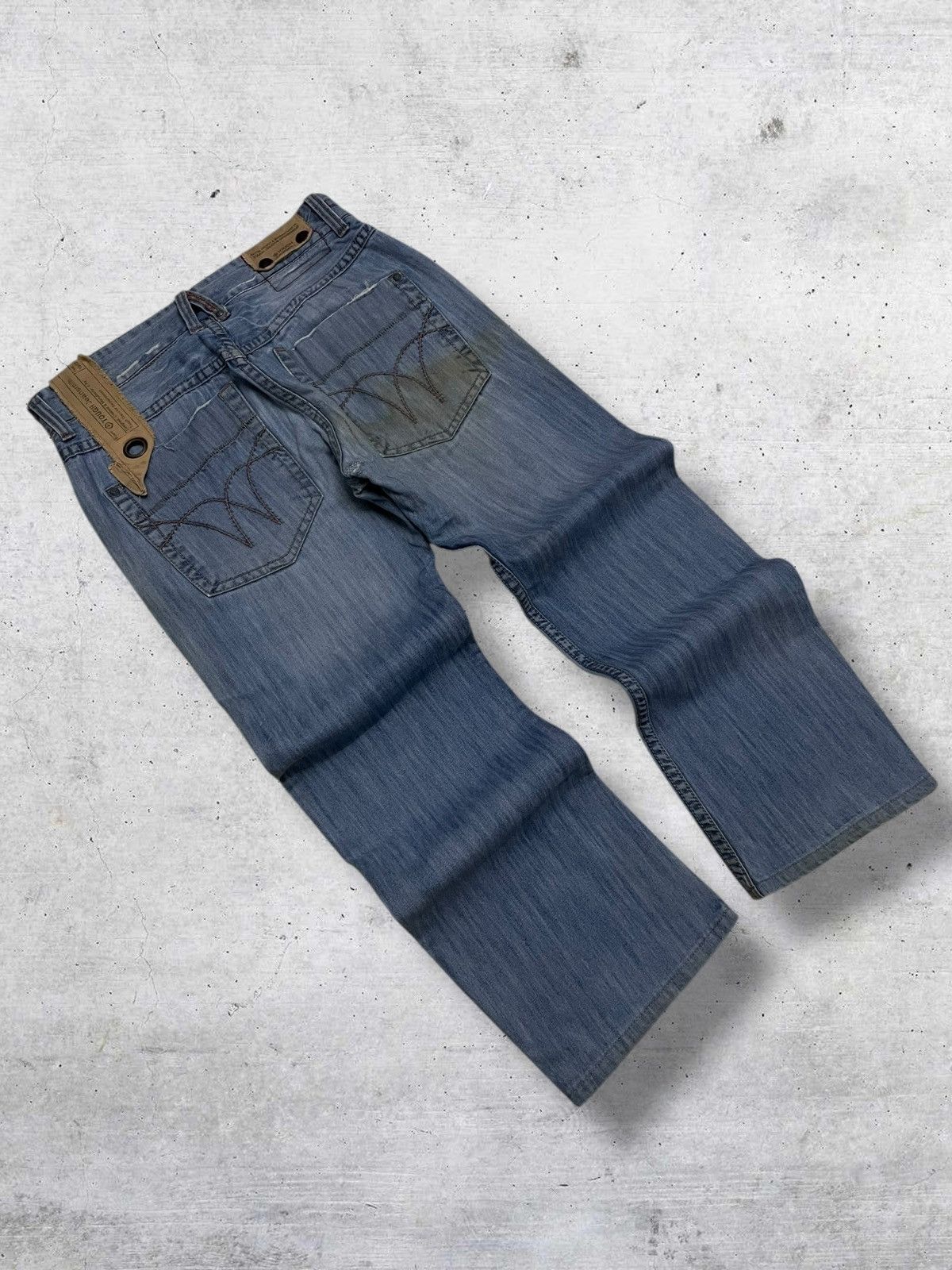 Japanese Brand VINTAGE TOUGH OG JAPAN CRAFTED RARE FIND SERIAL KILLER DENIM Size US 34 / EU 50 - 10 Thumbnail