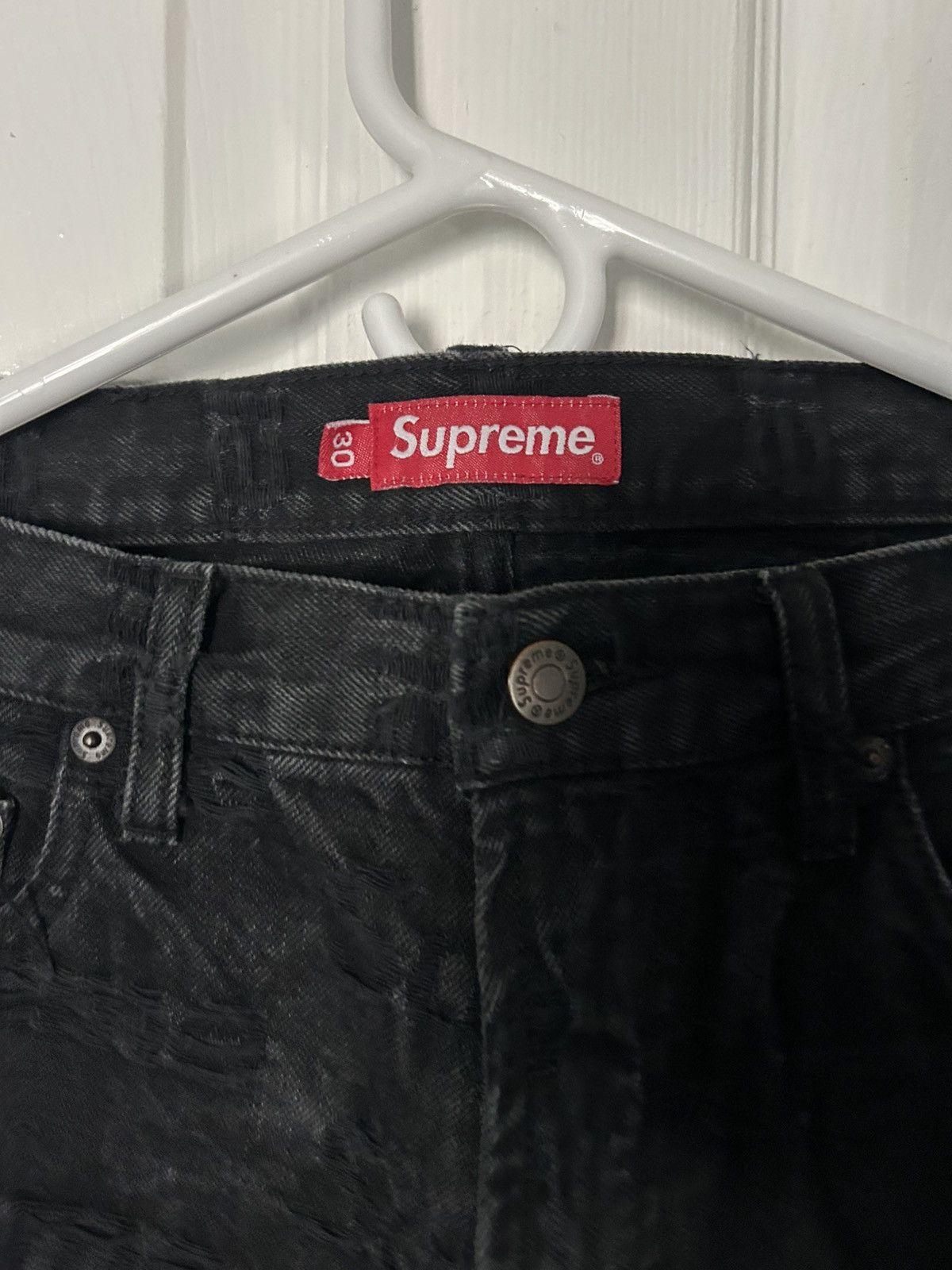 Supreme Supreme fayed logo jeans sz 30 Size US 30 / EU 46 - 3 Thumbnail