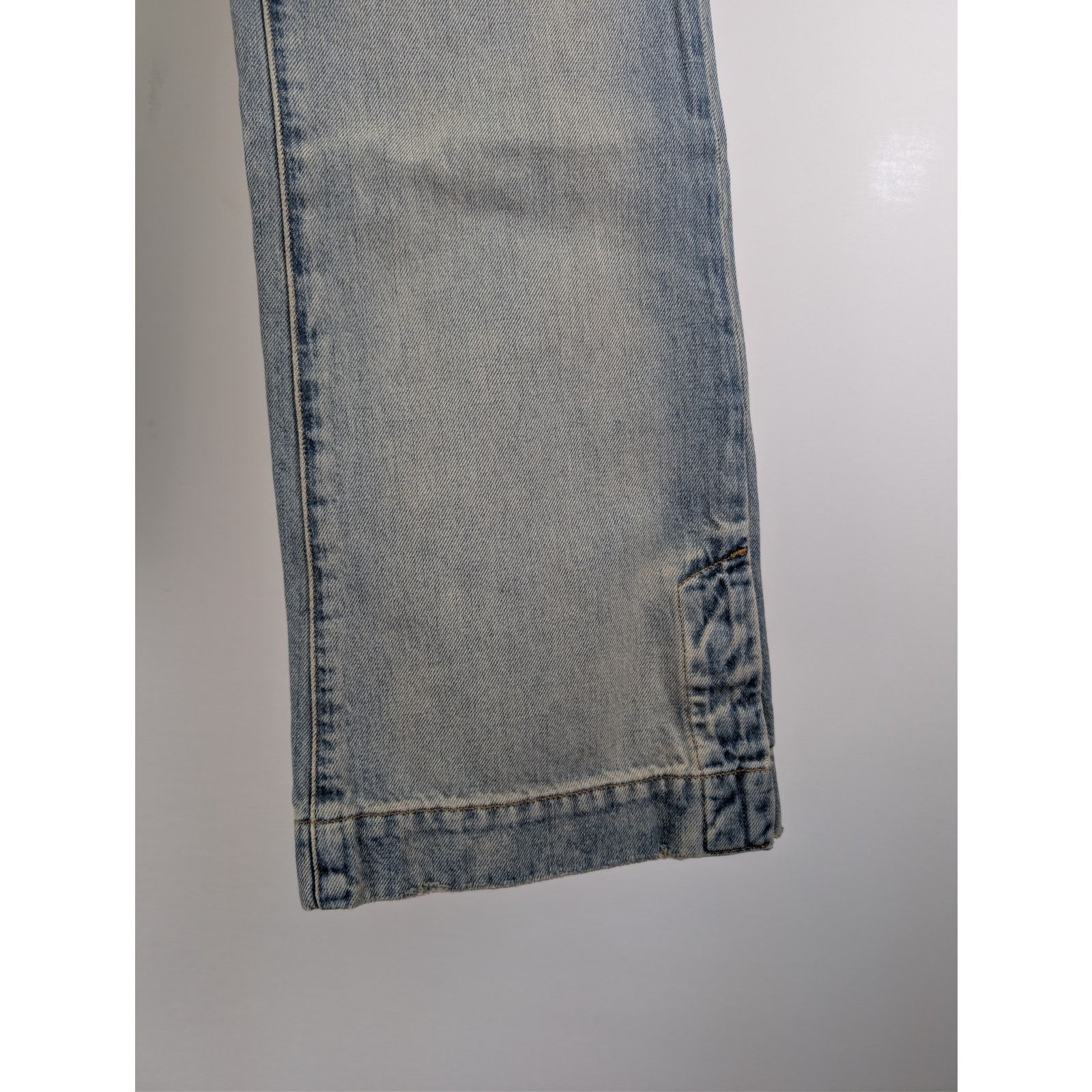 Amiri o1rshd1 Amiri Straight Leg Flare Jean Denim Antique Indigo Size US 30 / EU 46 - 9 Thumbnail