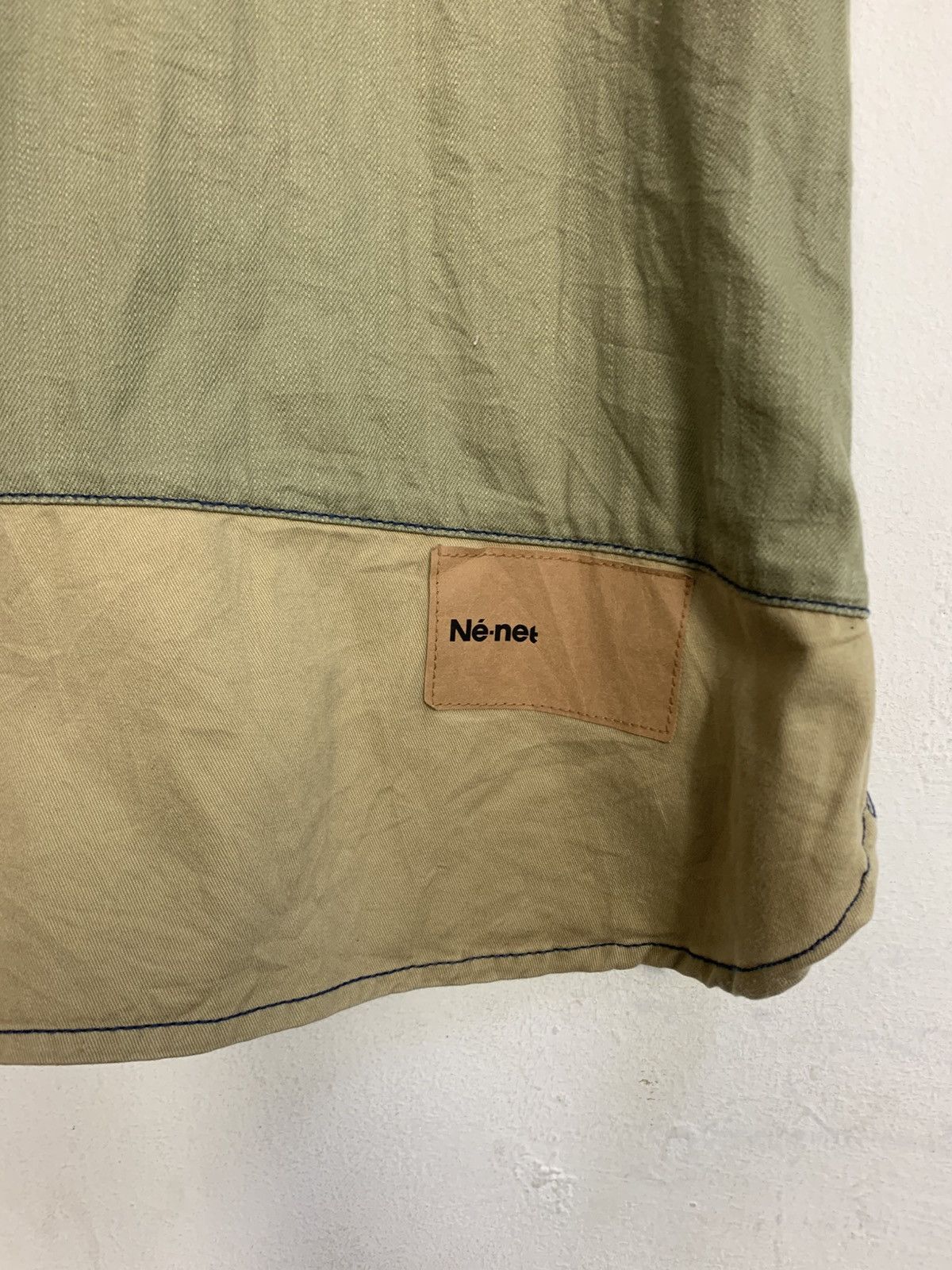 Issey Miyake Né-net Issey Miyake Selvedge Pocket Long Denim Patchworks Size L / US 10 / IT 46 - 10 Thumbnail