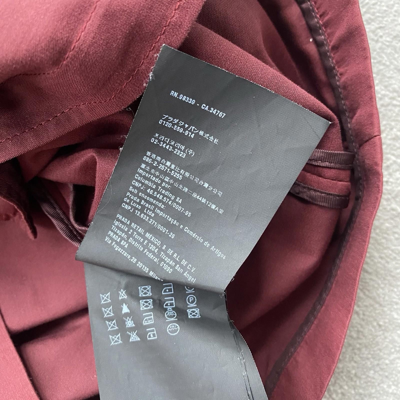 Prada Prada Block Contrast Casual Zipped Work Jacket Size US M / EU 48-50 / 2 - 8 Thumbnail