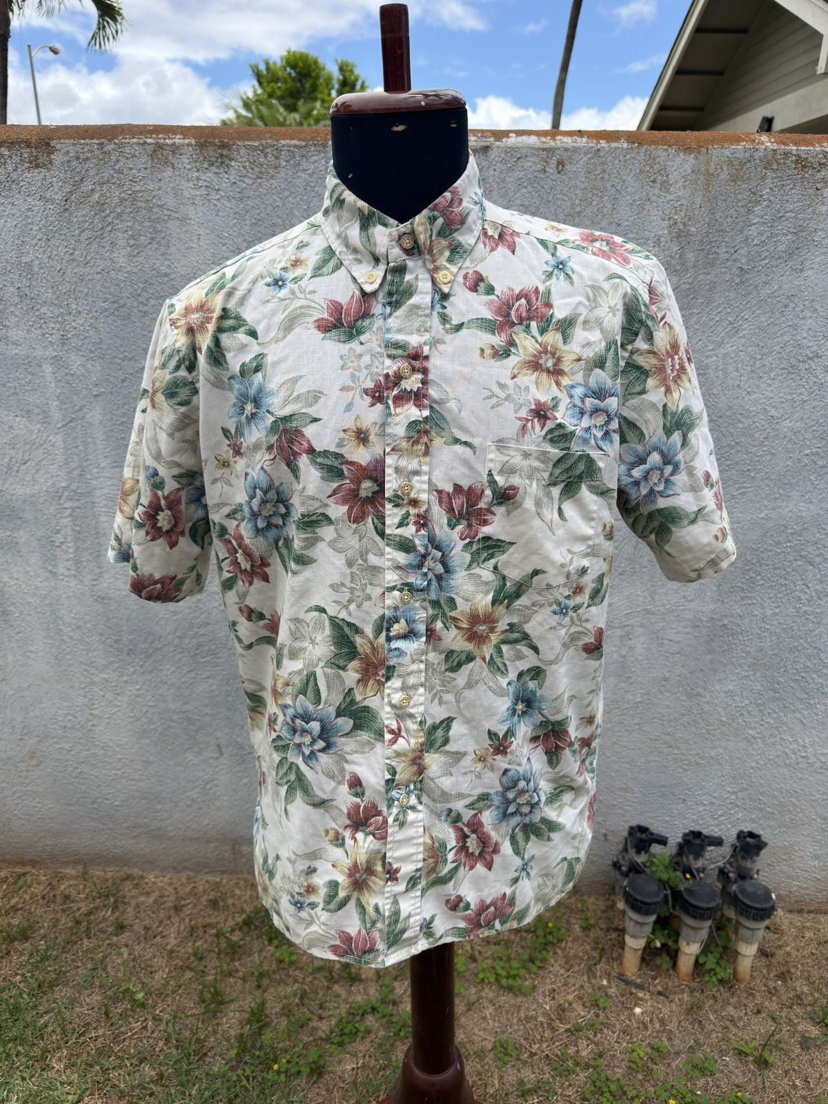 Reyn Spooner PreOwned Reyn Spooner Hawaiian Print Multicolored Men's M Size US M / EU 48-50 / 2 - 1 Thumbnail