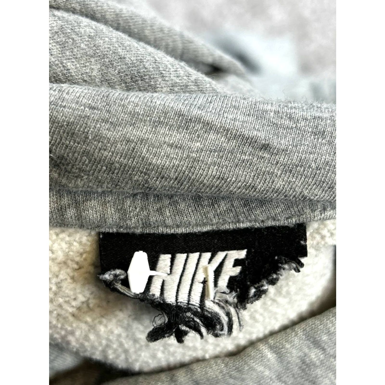 Nike Nike Hoodie Women L Gray Cotton Pullover Hooded Regular Fit Sportswear Size L / US 10 / IT 46 - 3 Thumbnail