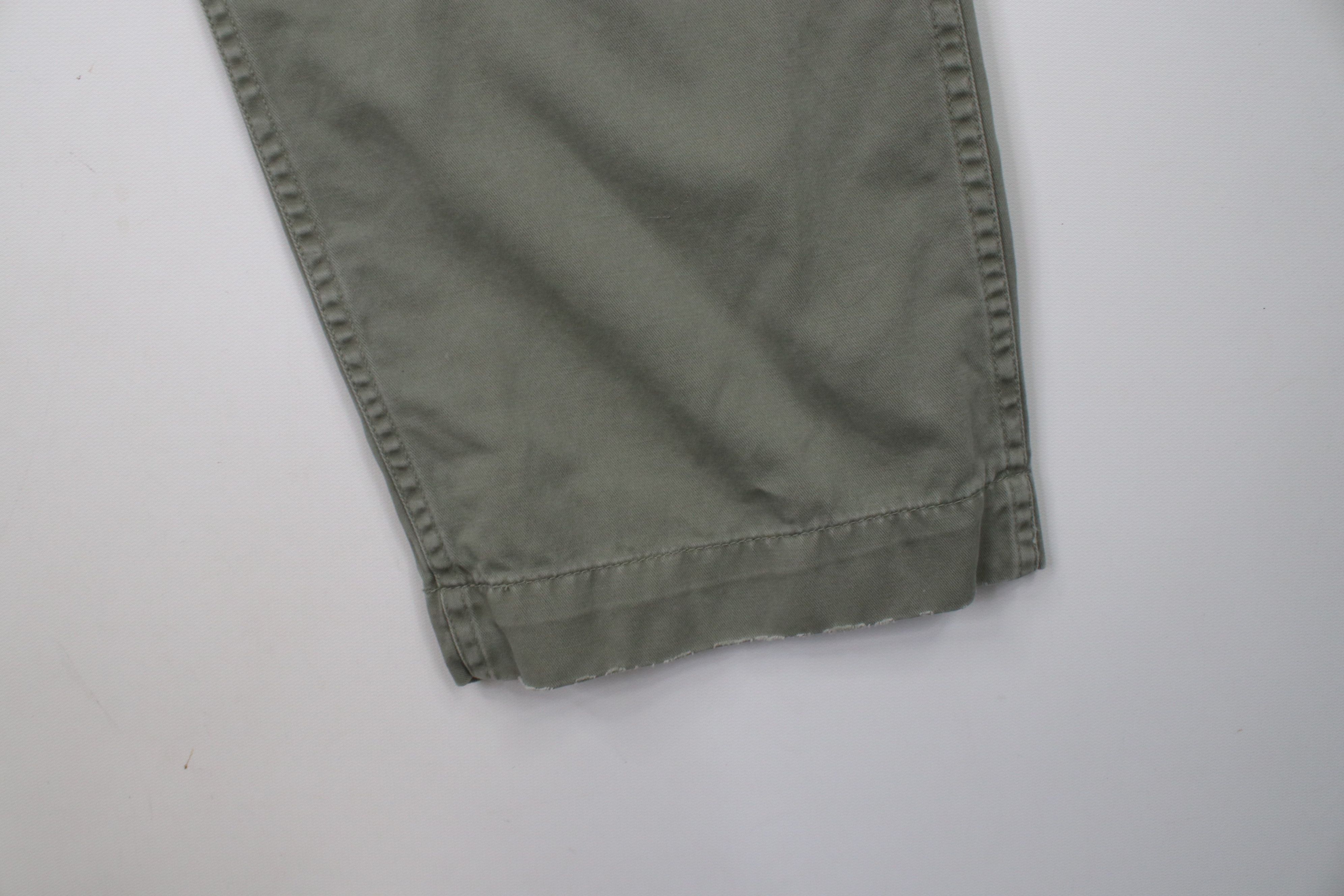 Ralph Lauren × Vintage Vintage 90s Ralph Lauren Style Wide Leg Combat Pants Size US 36 / EU 52 - 5 Thumbnail