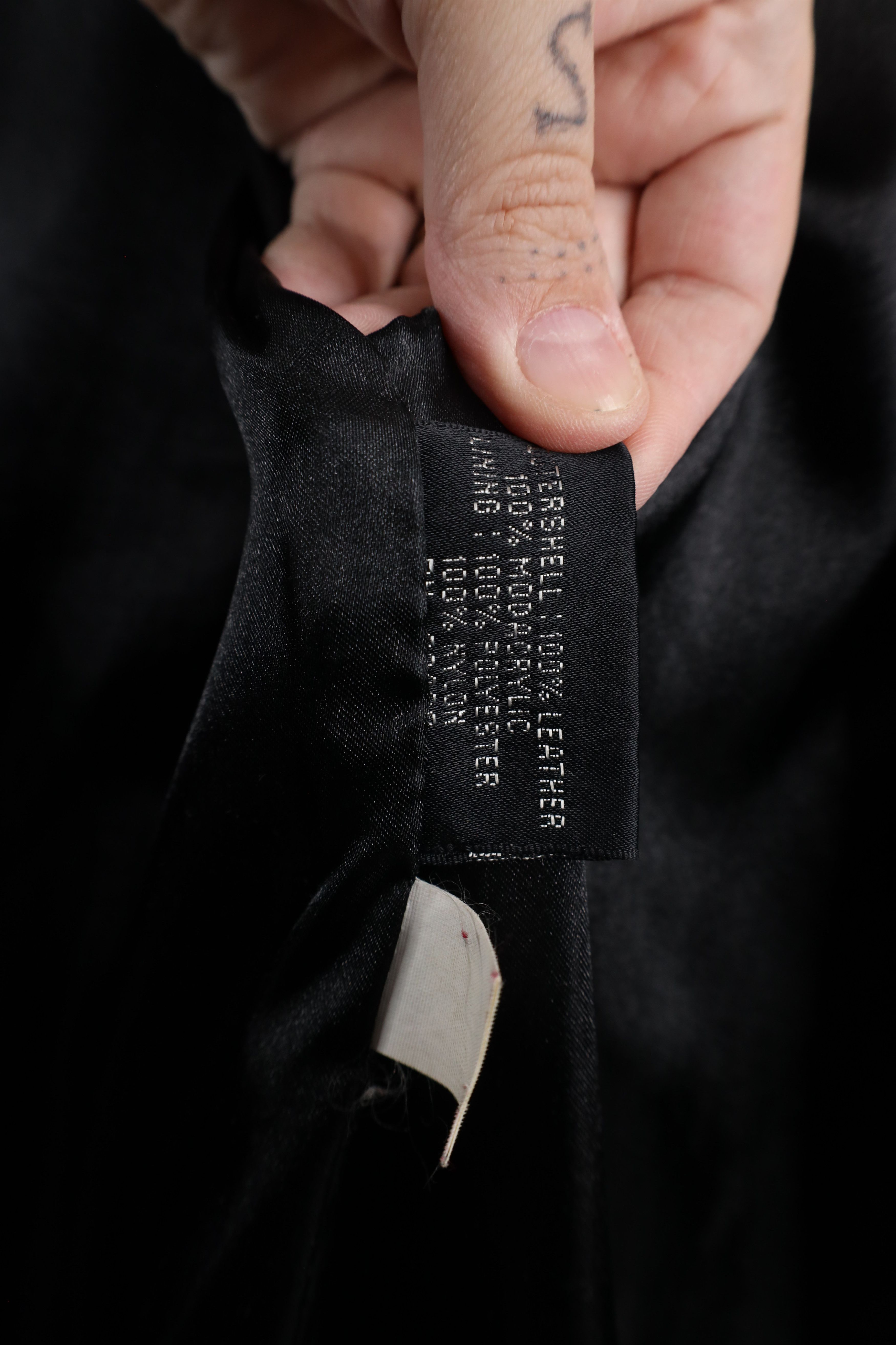 Vintage Vintage 90s Pelle Full Zip Leather Parka Jacket Coat Black Size US L / EU 52-54 / 3 - 12 Thumbnail