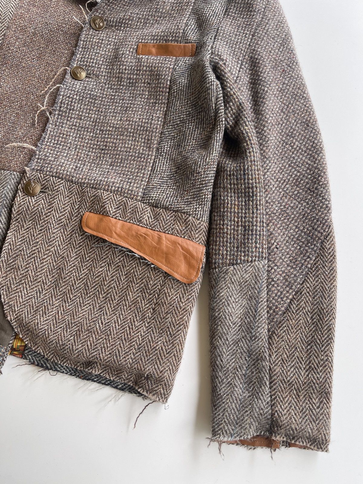 Harris Tweed 80s The Golden Gate Thrifters X HarrisTweed Patchwork Size US S / EU 44-46 / 1 - 9 Thumbnail
