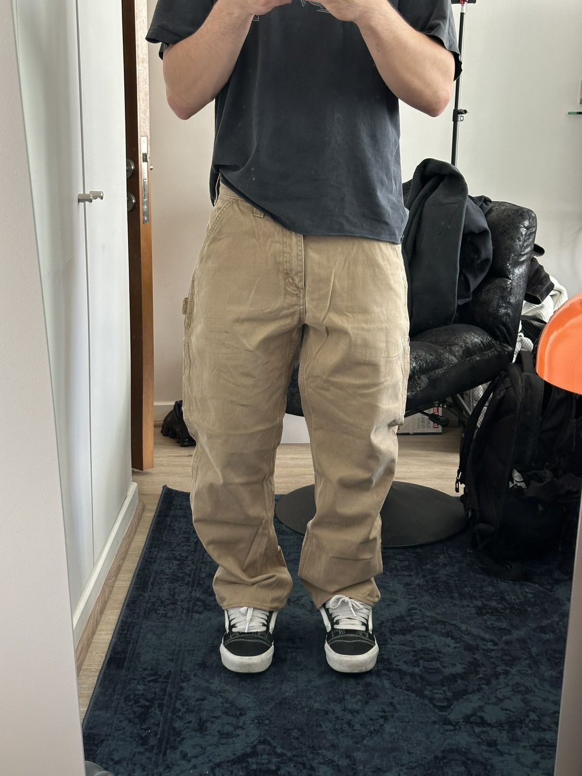 Carhartt Vintage 2000s Carhartt Double Knee Duck Canvas Pant Size US 34 / EU 50 - 1 Thumbnail