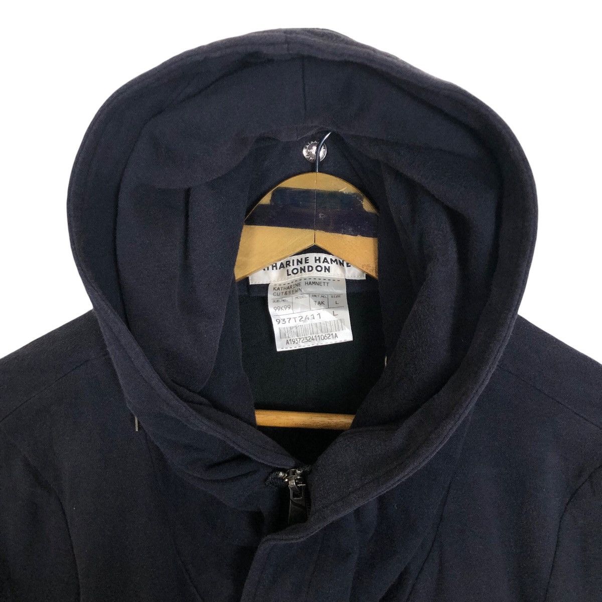 Katharine Hamnett London Vintage Katharine Hamnett London Cut & Sewn Hooded Sweater Size L / US 10 / IT 46 - 5 Thumbnail