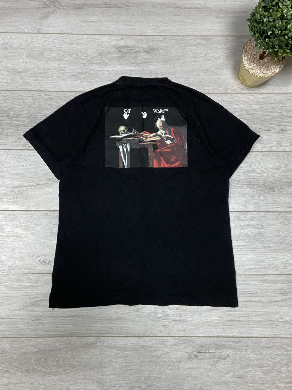 Off-White Off-white Caravaggio big print tee Size US L / EU 52-54 / 3 - 12 Thumbnail