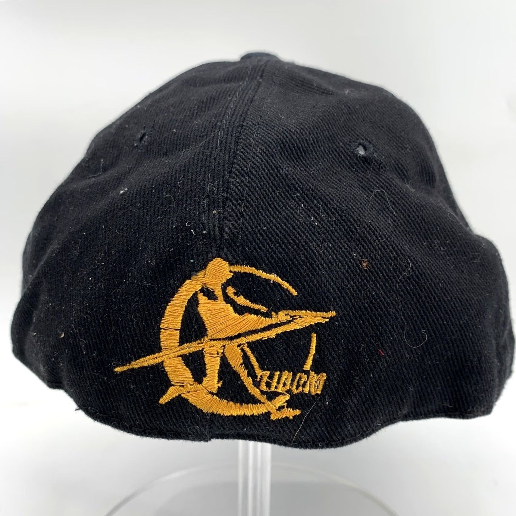 Mitchell & Ness Mitchell & Ness Hat Mens Black Twill Adjustable Cap Baseball Cap Size ONE SIZE - 3 Thumbnail