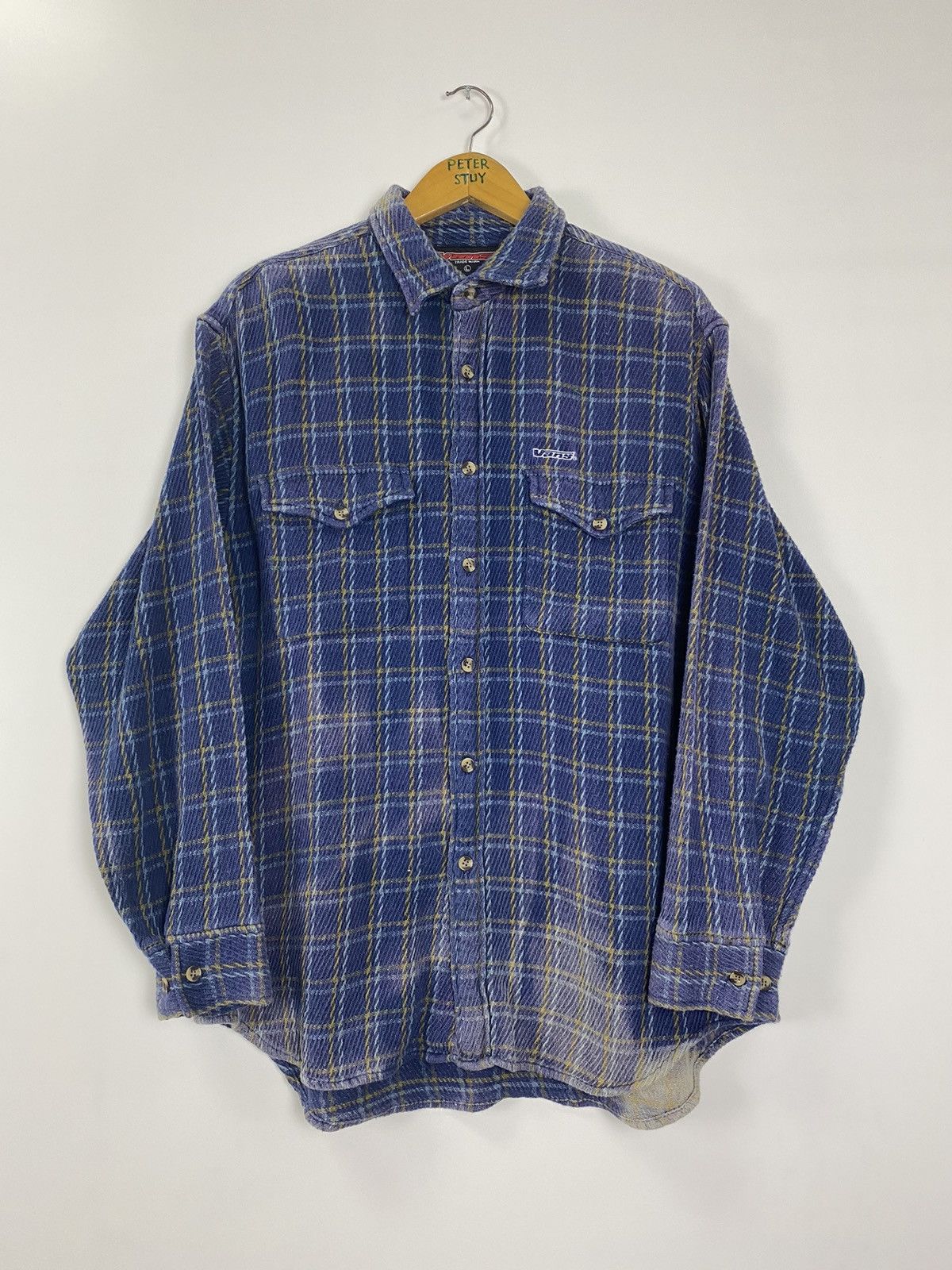 Flannel × Vans × Vintage Vintage Vans Faded Flannel Size US L / EU 52-54 / 3 - 1 Thumbnail