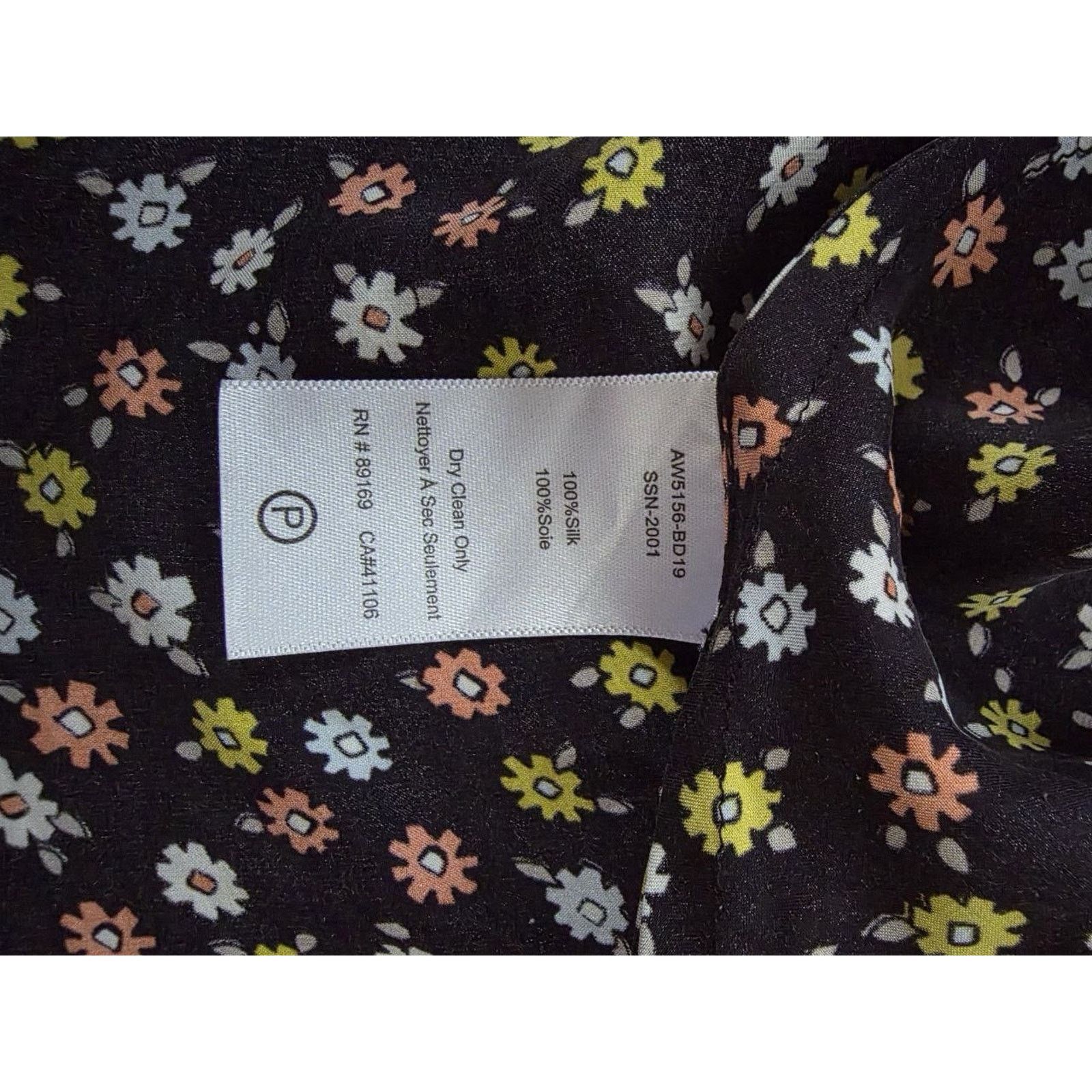 ATM ATM ANTHONY THOMAS MELILLO floral silk crepe top M A001447 Size M / US 6-8 / IT 42-44 - 10 Thumbnail