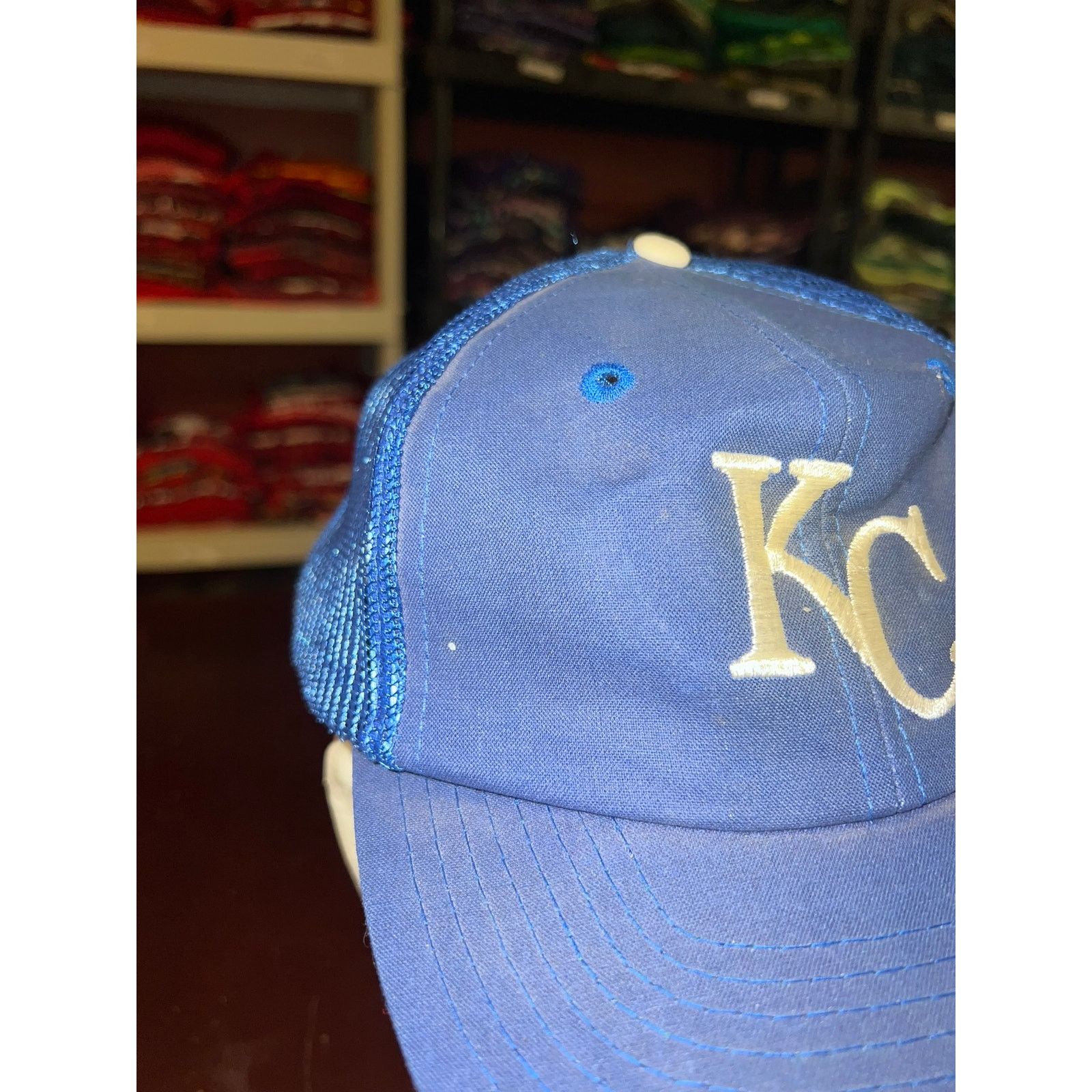 Vintage Vintage Kansas City Royals Hat Blue Twins MLB Snapback VTG Size ONE SIZE - 3 Thumbnail