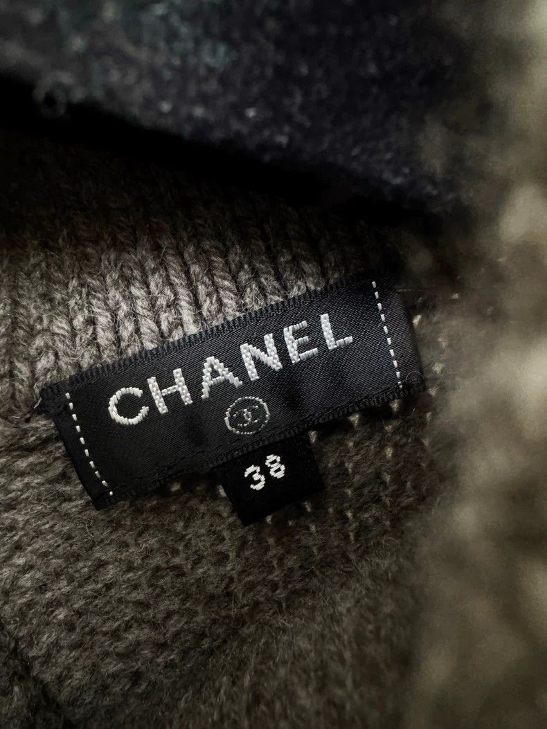 Chanel Chanel Snow Series Sweater Dress Size 38 -2505 Size XL / US 12-14 / IT 48-50 - 2 Thumbnail