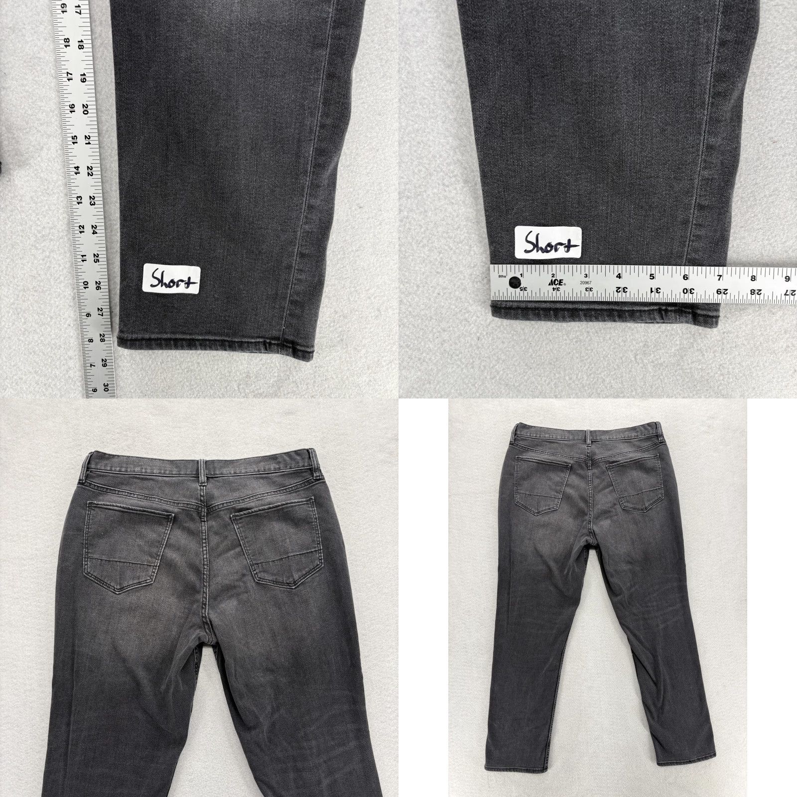 Banana Republic Banana Republic Travel Jeans Mens 35x28 Gray Athletic Fit Stretch Denim Casual Shirt? Size US 35 - 8 Thumbnail