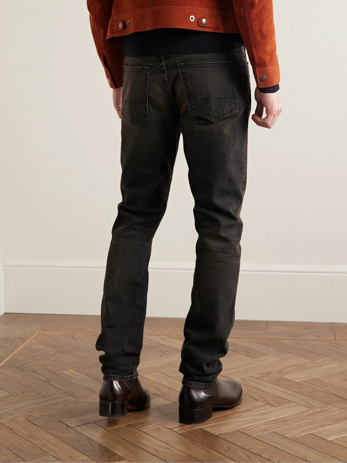 Tom Ford o1w1db10525 TFD001 Slim Jeans in Dark Gray Size US 38 / EU 54 - 3 Thumbnail