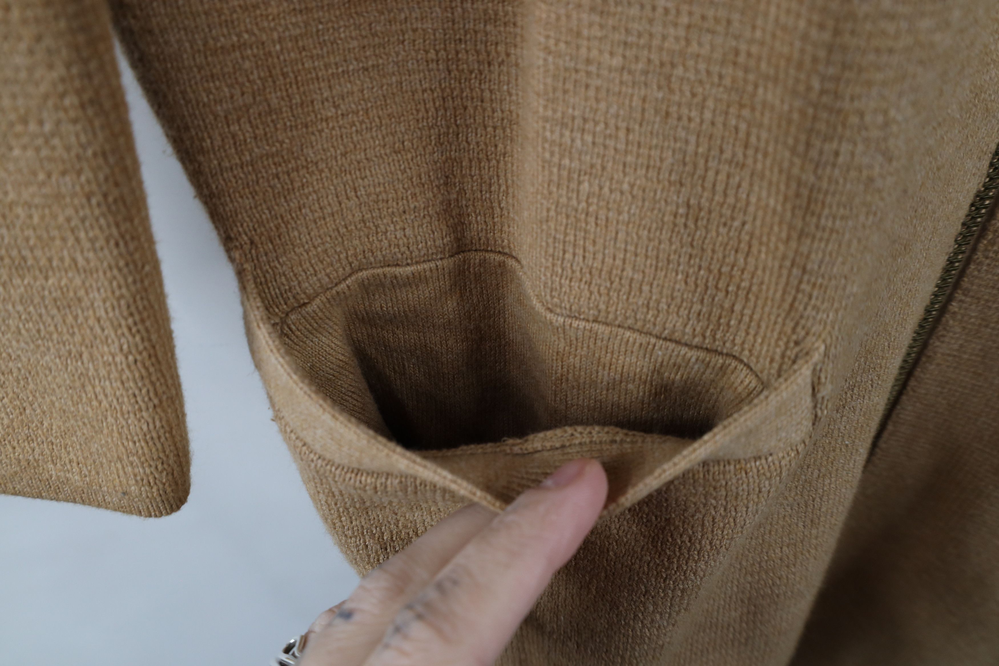Banana Republic × Vintage Banana Republic Blend Zip Full Length Cardigan Sweater Size M / US 6-8 / IT 42-44 - 4 Thumbnail