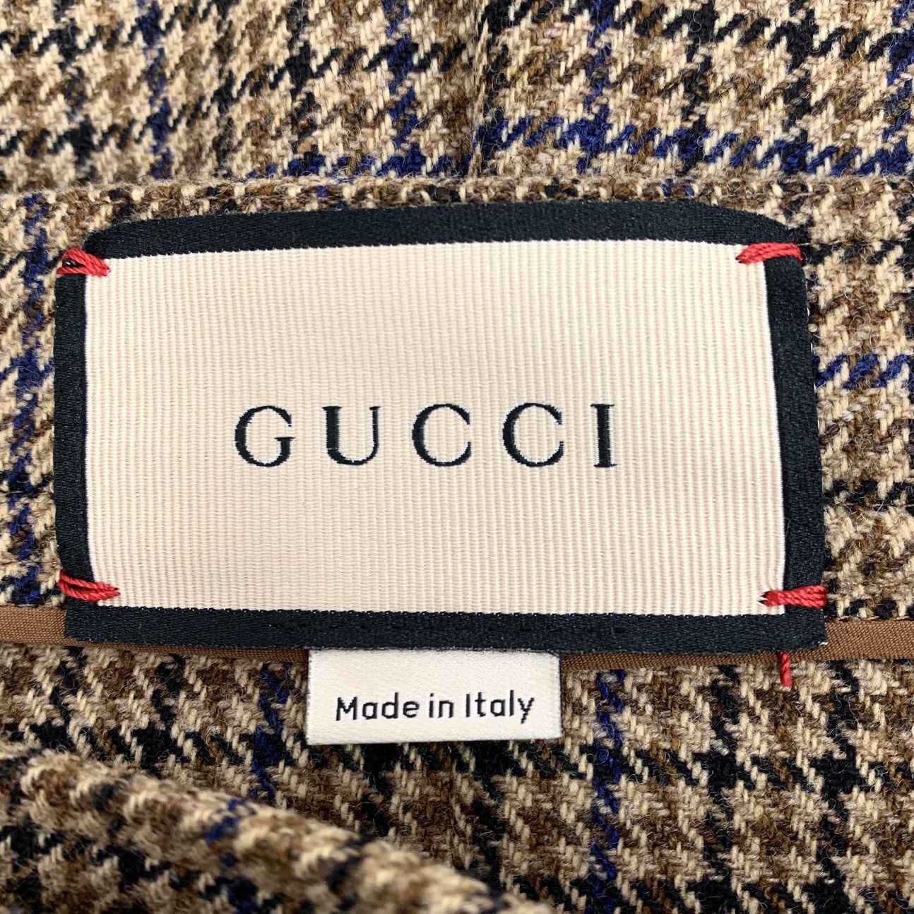 Gucci Gucci Brown Houndstooth Casual Pleated A-line Skirt K26WX Size 30" / US 8 / IT 44 - 5 Thumbnail