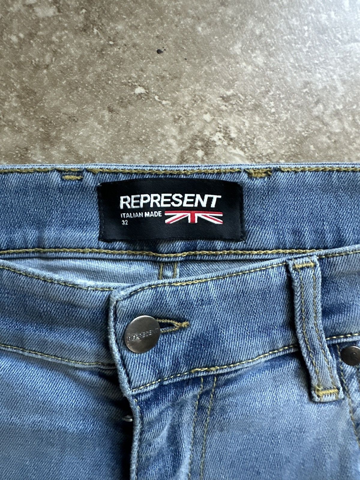 Represent Clo. Represent Clo Blue Denim Size US 32 / EU 48 - 2 Thumbnail