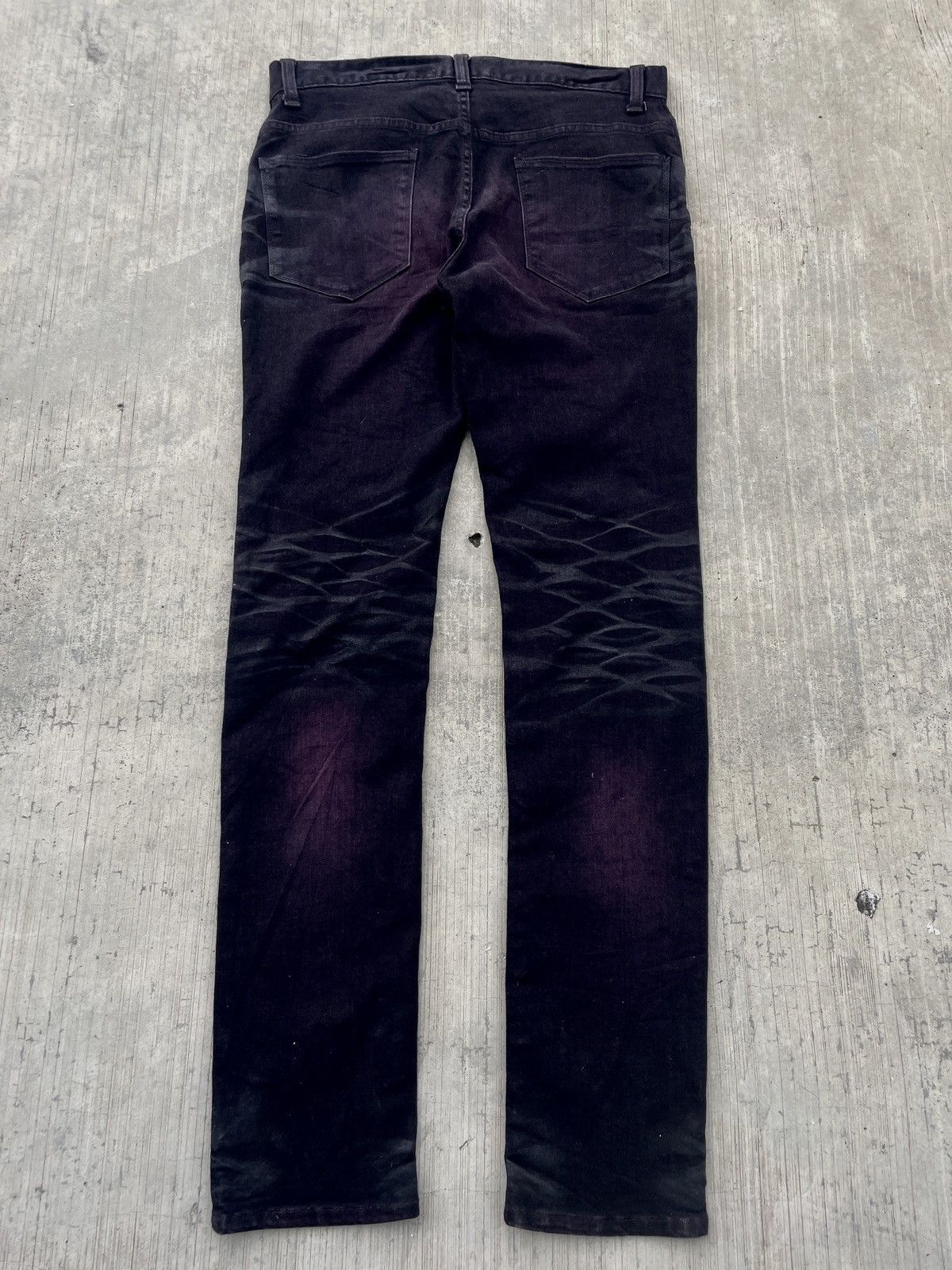 Japanese Brand 💥RARE💥2000s JAPANESE BRAND SEMANTIC DESIGN WAX SKINNY JEANS Size US 32 / EU 48 - 5 Thumbnail