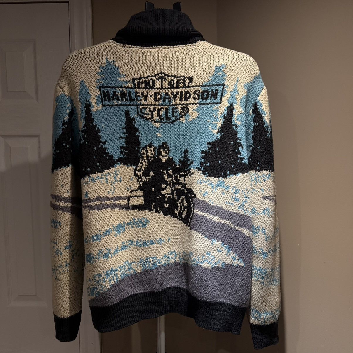 Harley Davidson Harley Davidson Cardigan Sweater Knit Winter Motorcycles Size US M / EU 48-50 / 2 - 19 Thumbnail