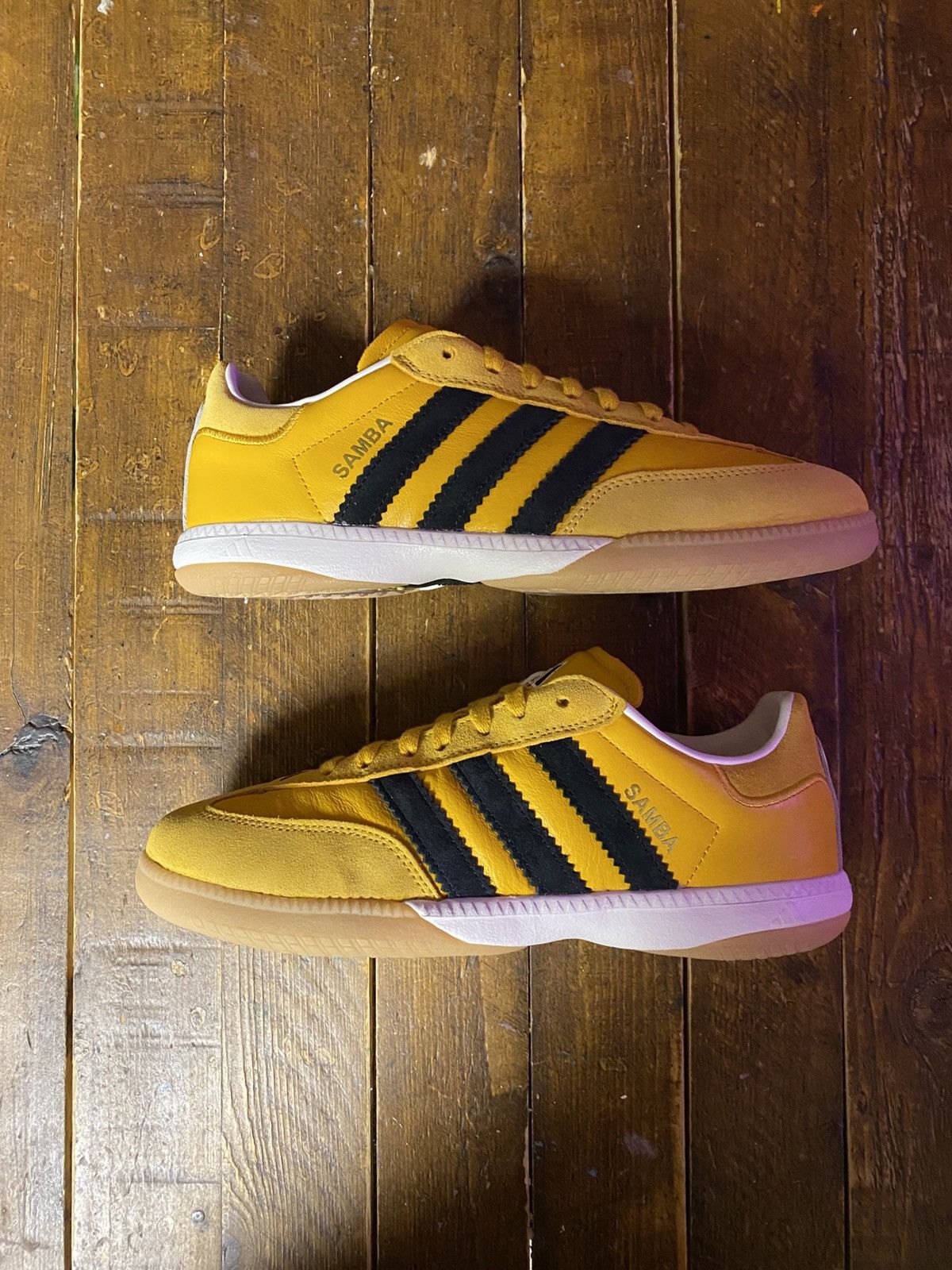 Adidas Adidas Samba MN “Crew Yellow” Size US 9 / EU 42 - 2 Thumbnail