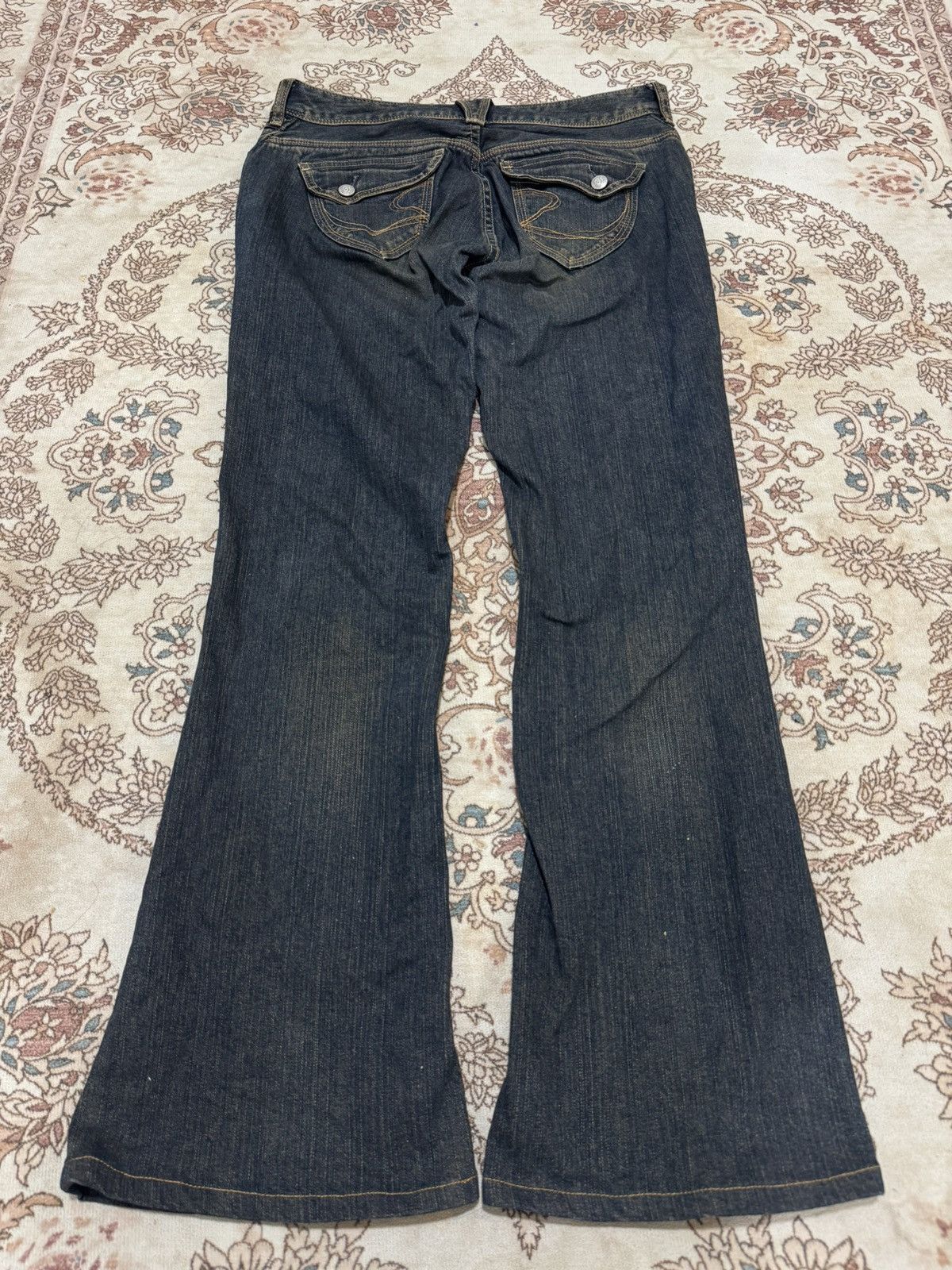 Japanese Brand Vintage Georgia Love Flare Bush Jeans Size US 32 / EU 48 - 8 Thumbnail