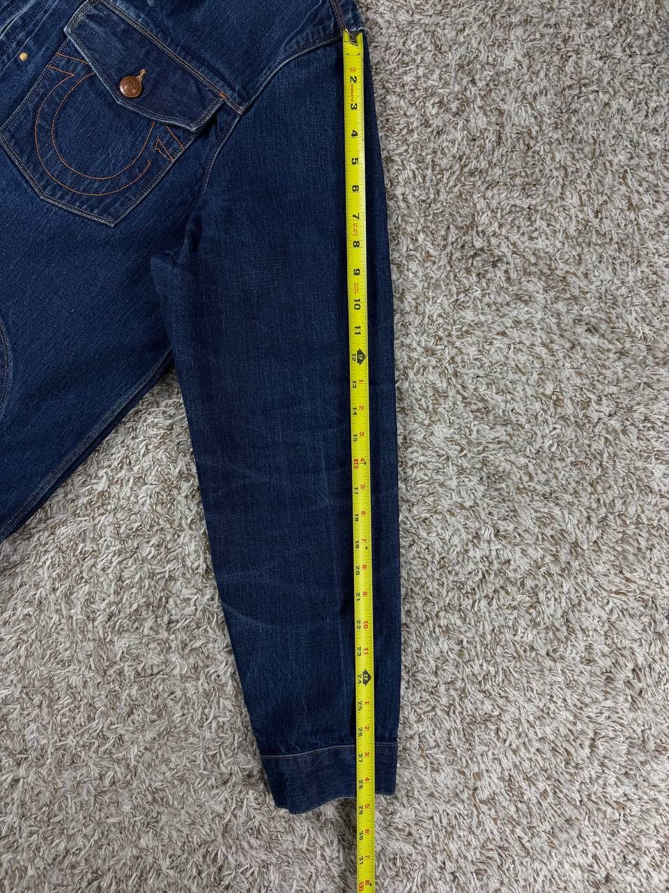True Religion True Religion Zip Front Trucker 50's Denim Jacket 3XL Size US XXL / EU 58 / 5 - 7 Thumbnail