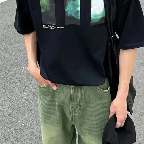 VIBE skate washed flared fade baggy jeans Size US 32 / EU 48 - 5 Thumbnail