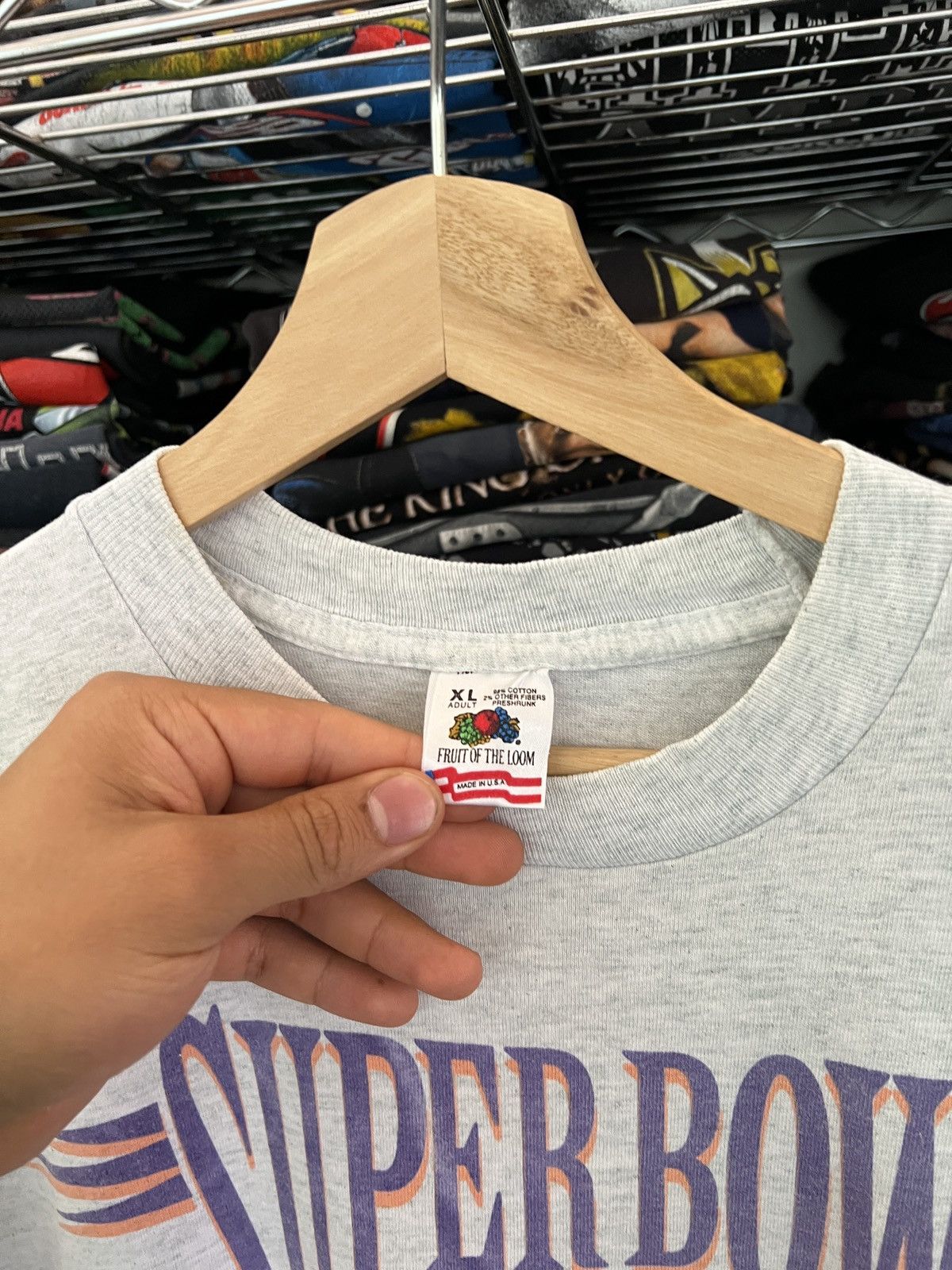 NFL 1994 Cowboys vs Bills Super Bowl XXVIII Tee Size US XL / EU 56 / 4 - 4 Thumbnail