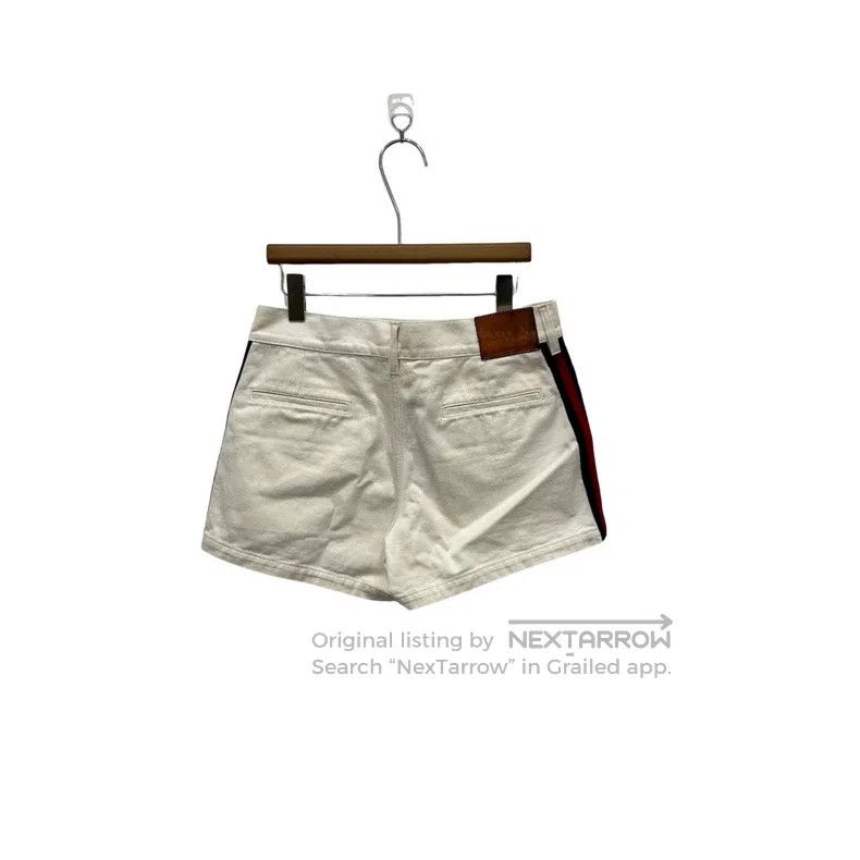 Gucci Gucci Striped leather shorts Size 28" / US 6 / IT 42 - 1 Thumbnail