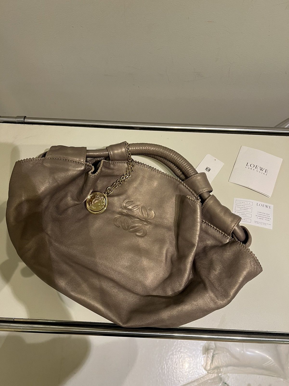 Loewe Loewe nappa aire bronze Size ONE SIZE - 15 Thumbnail